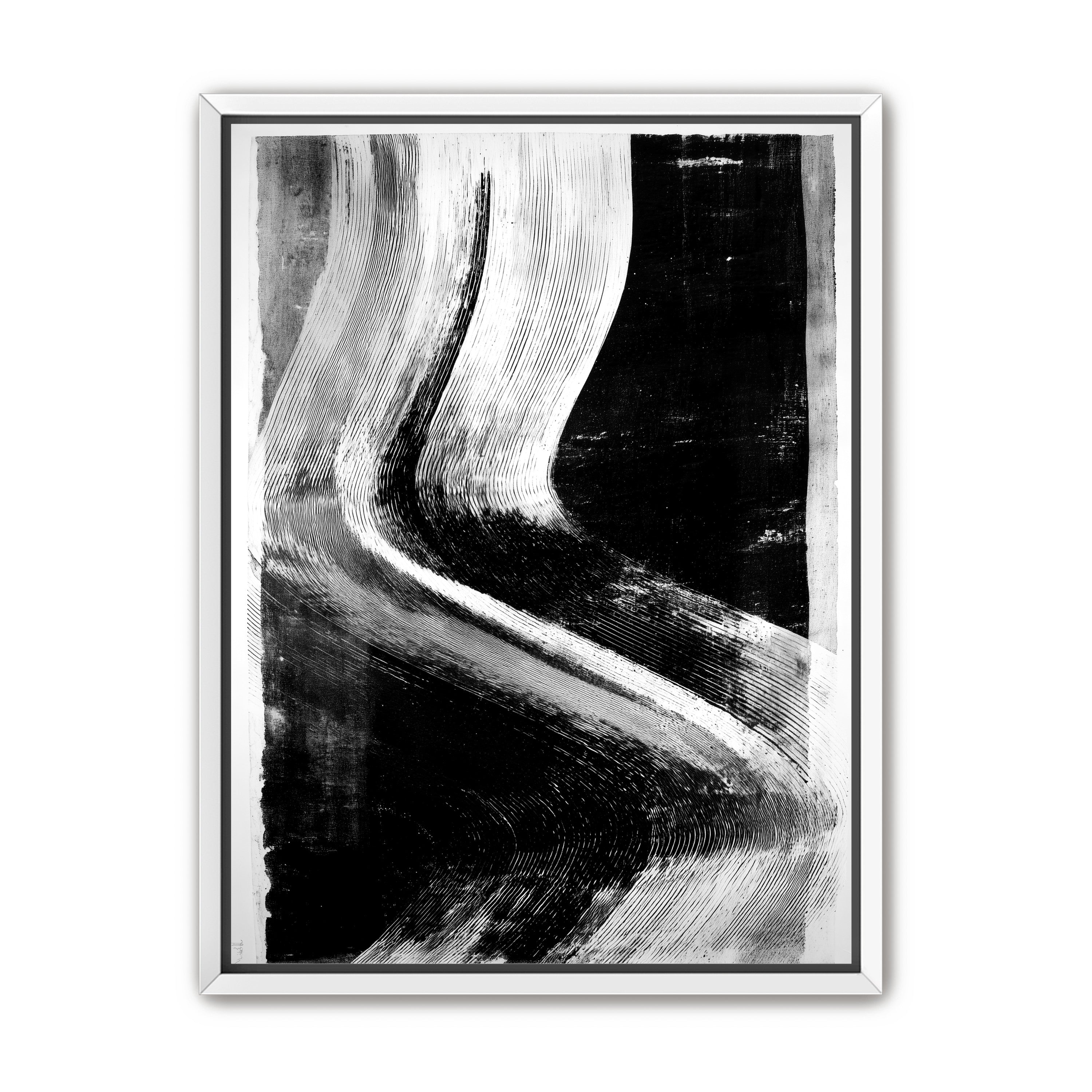 White sweep through black
