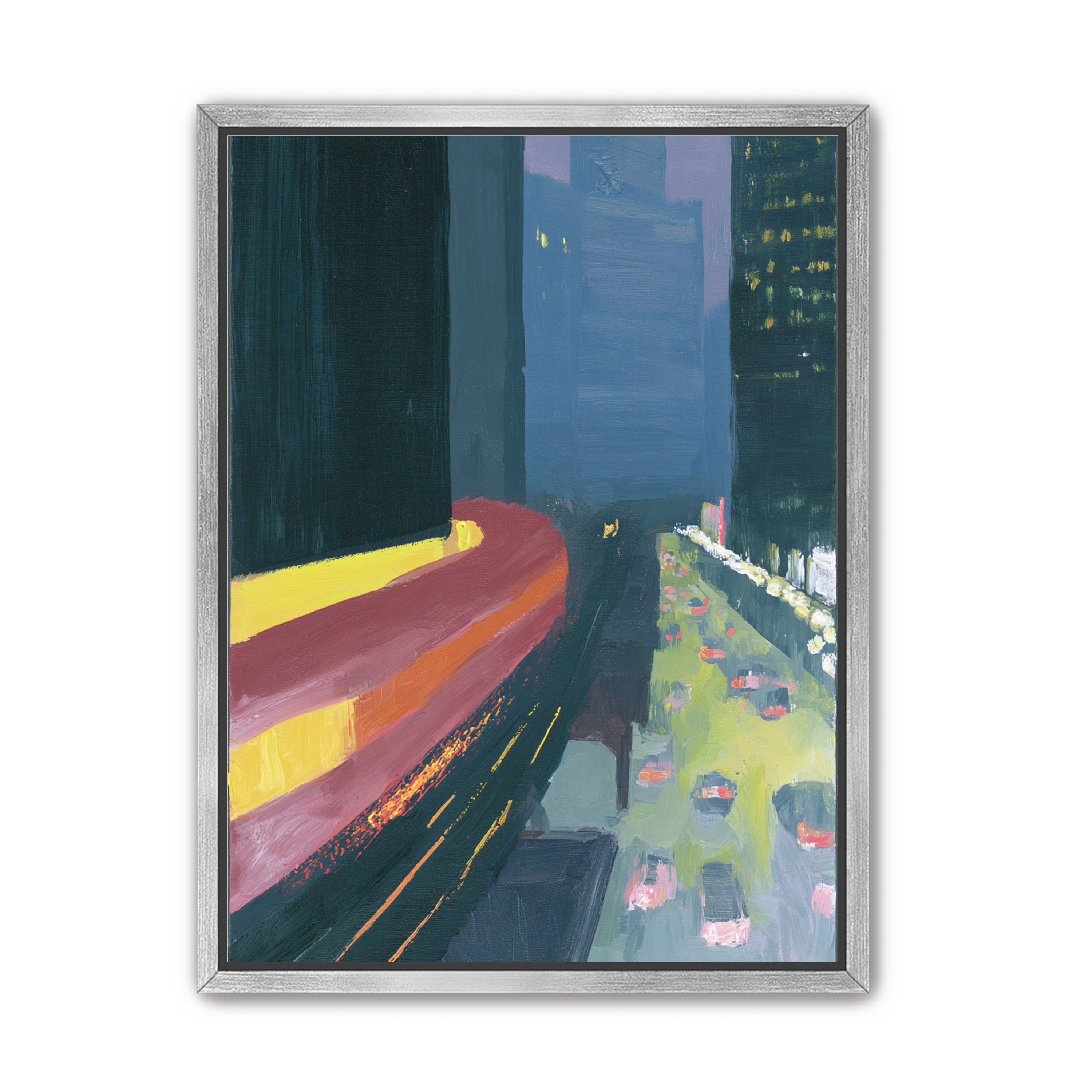 A bright bend downtown