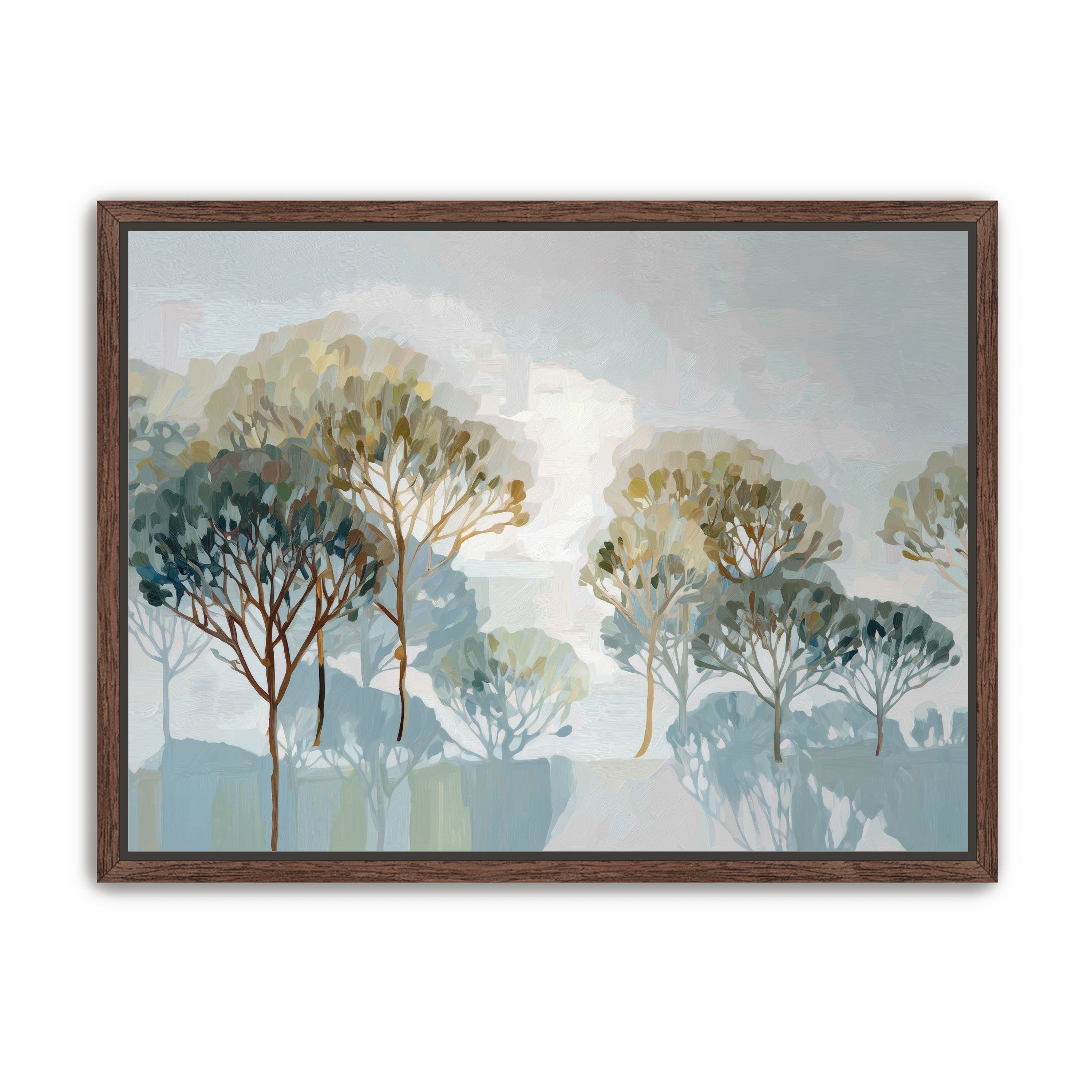 Tree Canopies in Soft Rows