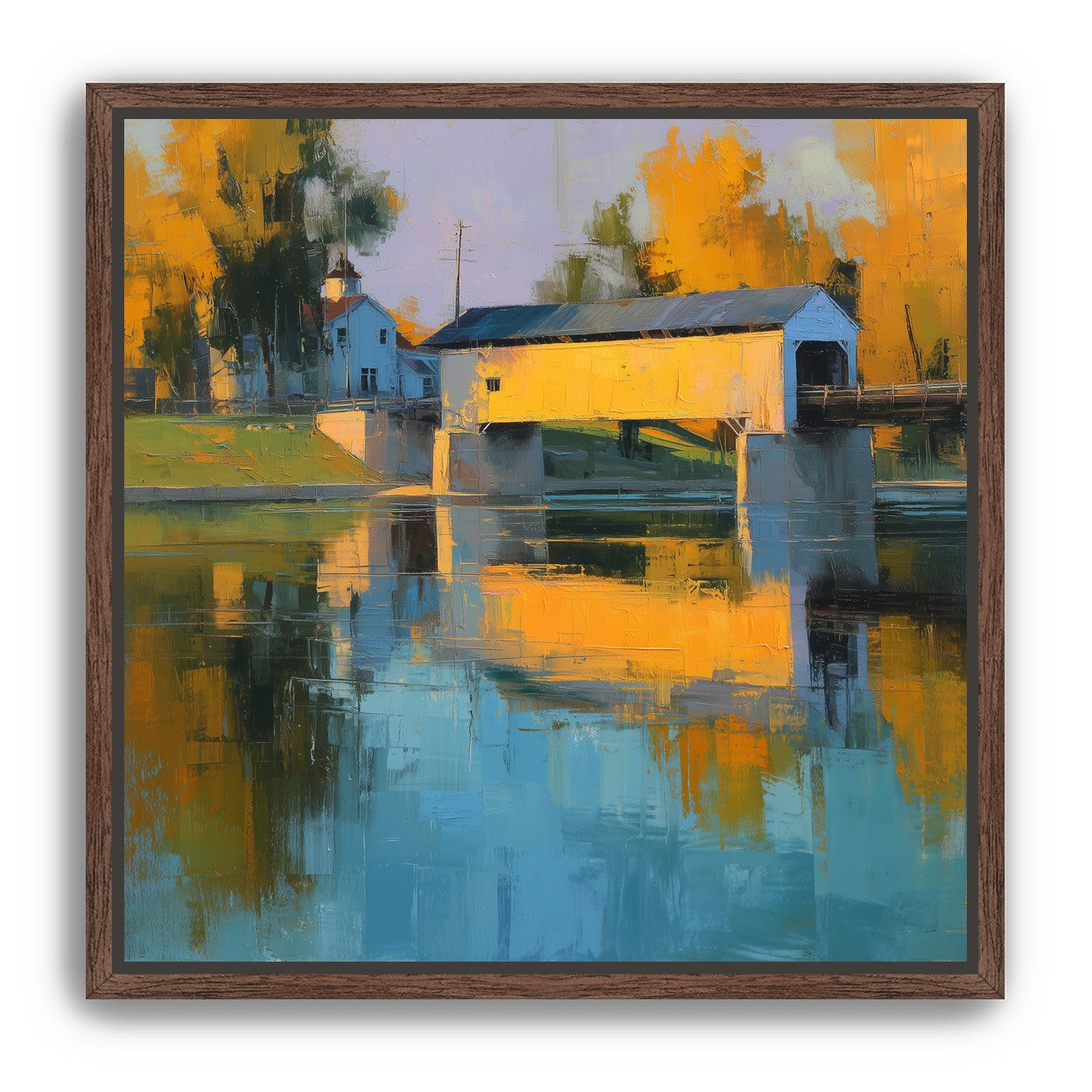 Golden Hour at the Covered Bridge