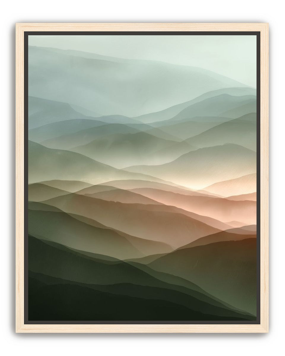 Mountains in Haze