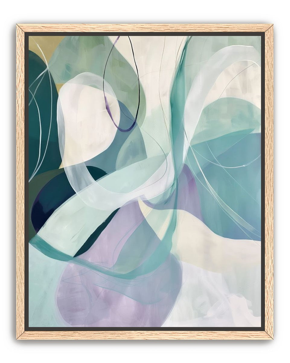 Teal and Lavender Arcs