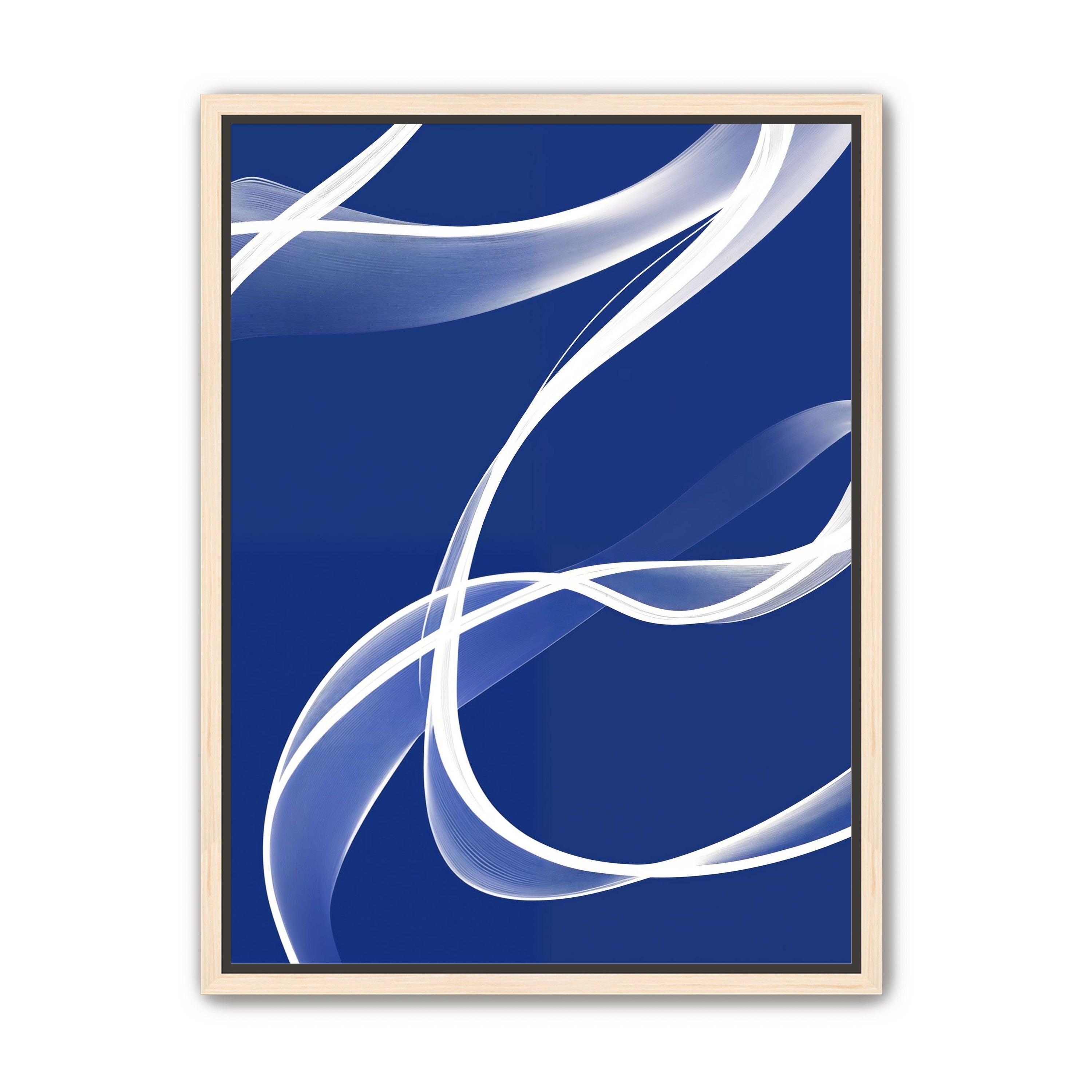 White Stroke on Blue 2