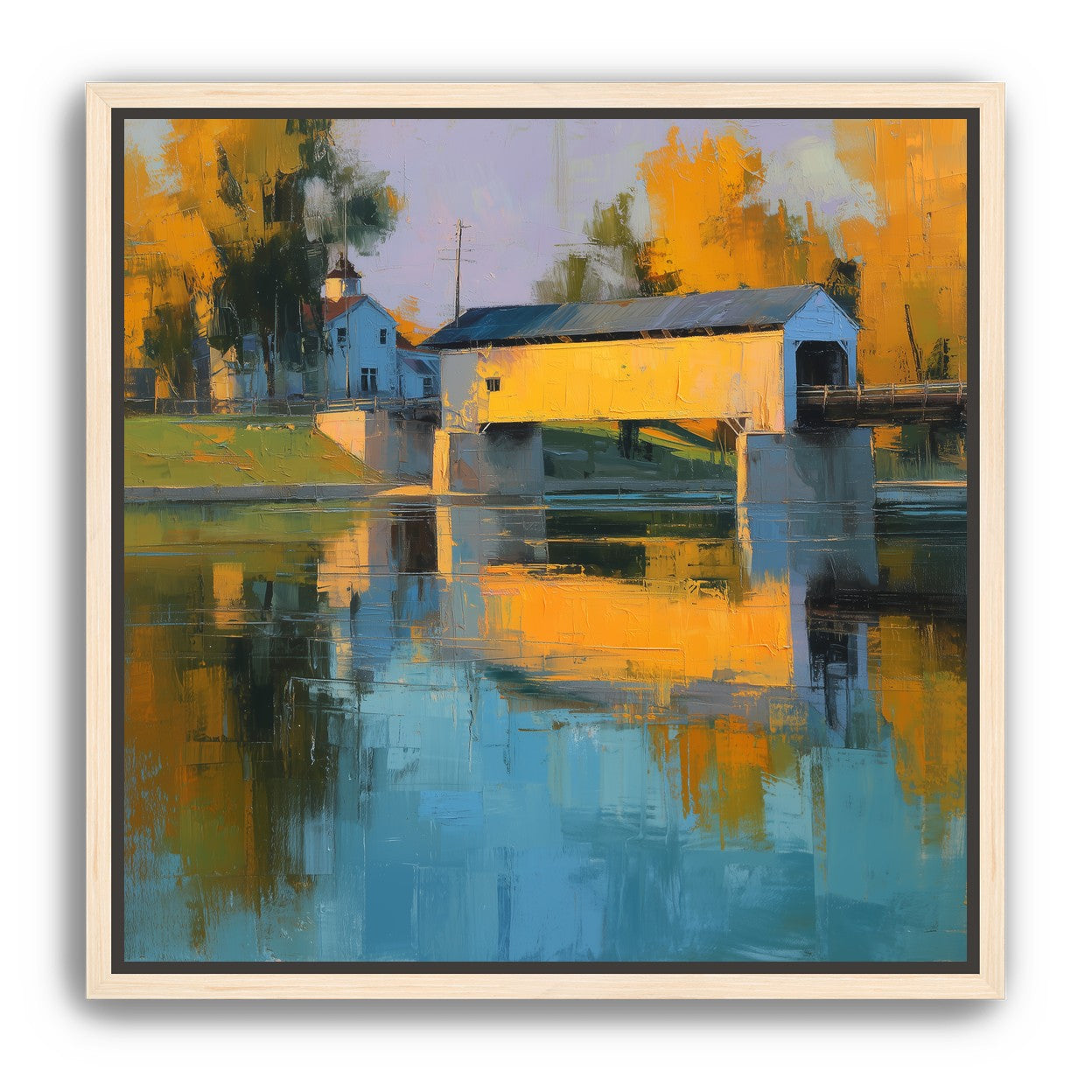 Golden Hour at the Covered Bridge