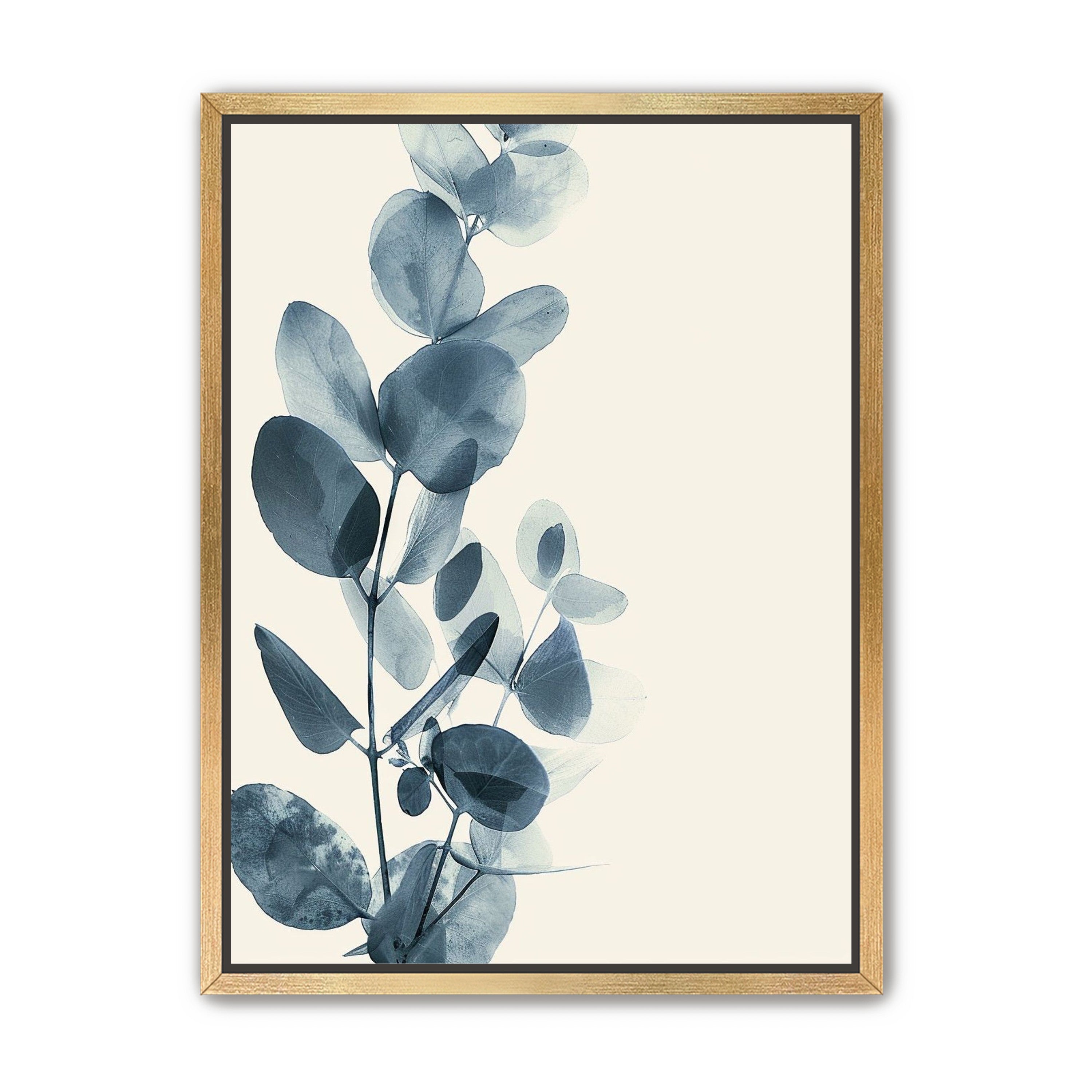 Eucalyptus in quiet blue