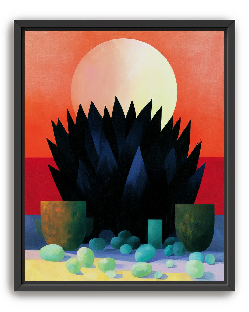 Fruit before the pale sun