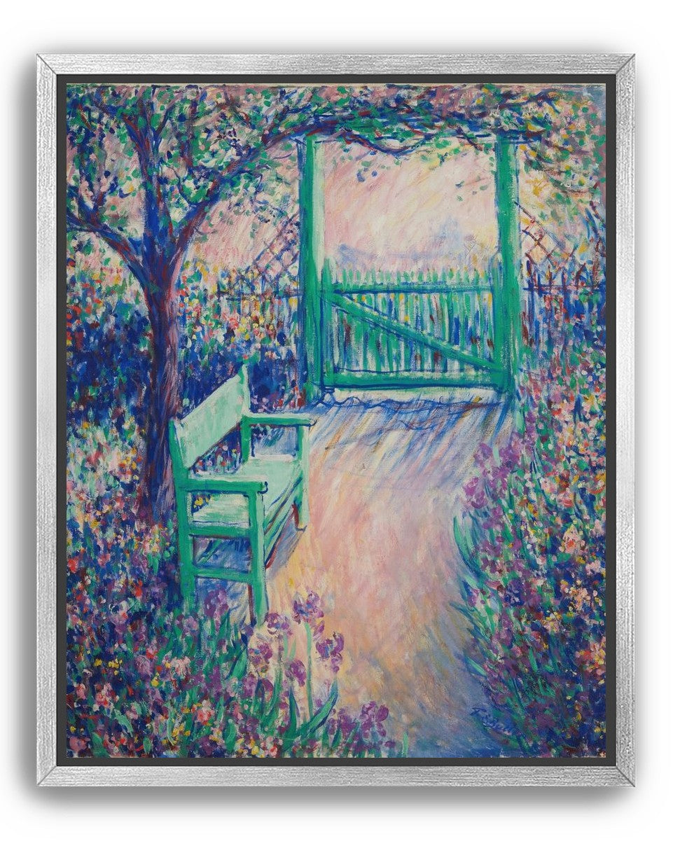 Green chair within the porch