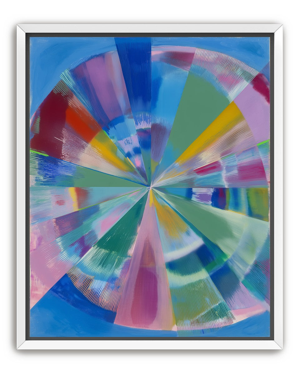 Scraped color at the center