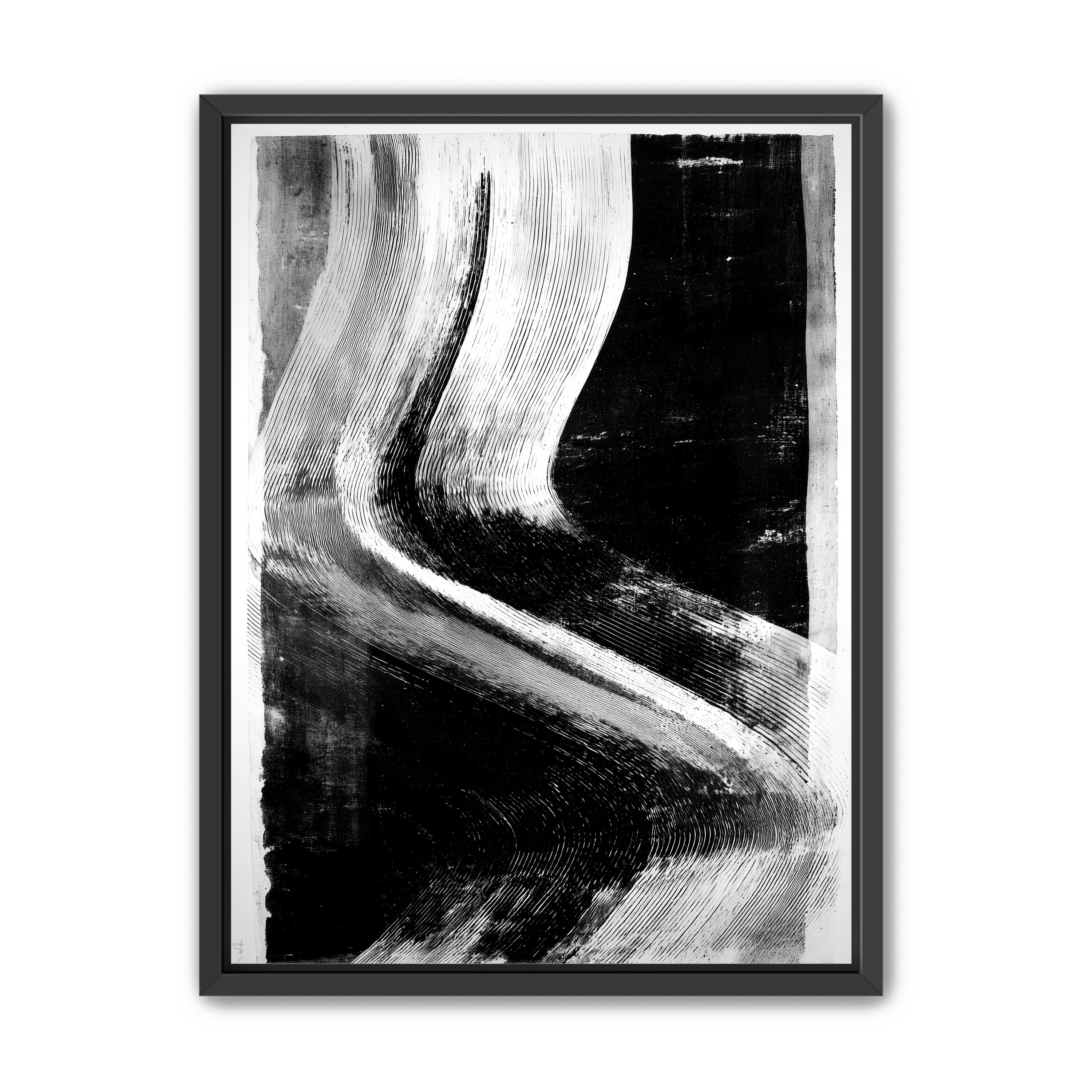 White sweep through black