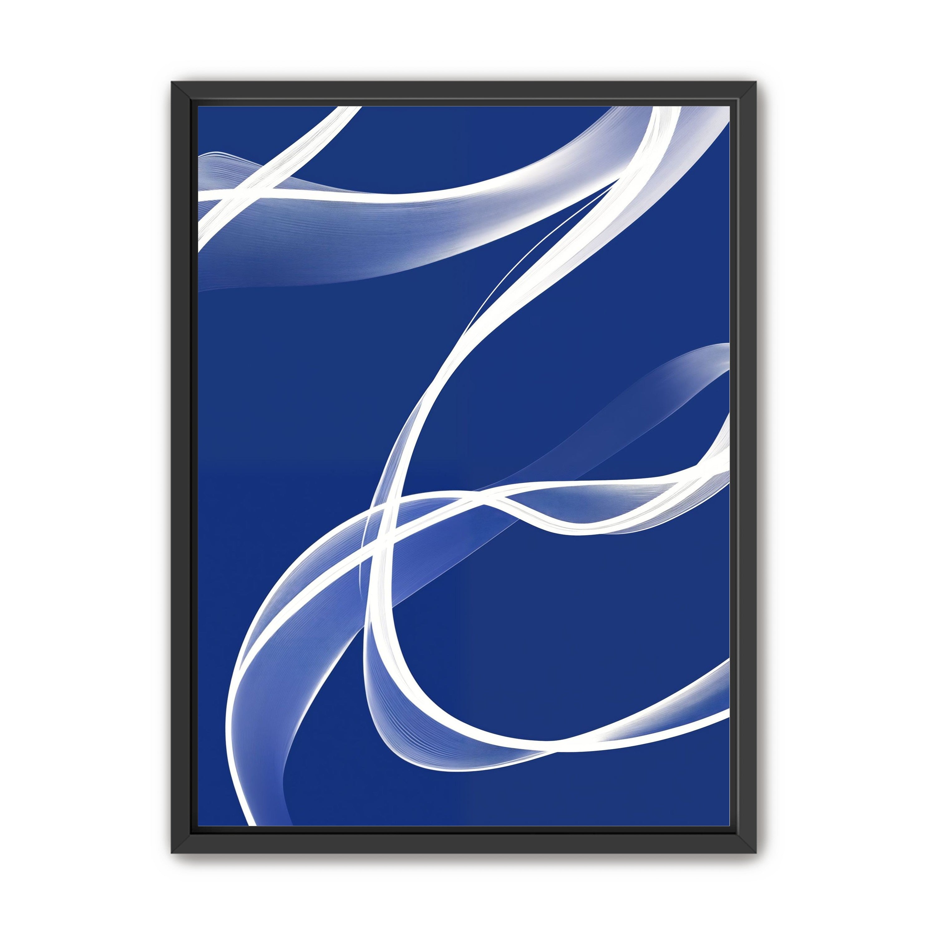 White Stroke on Blue 2