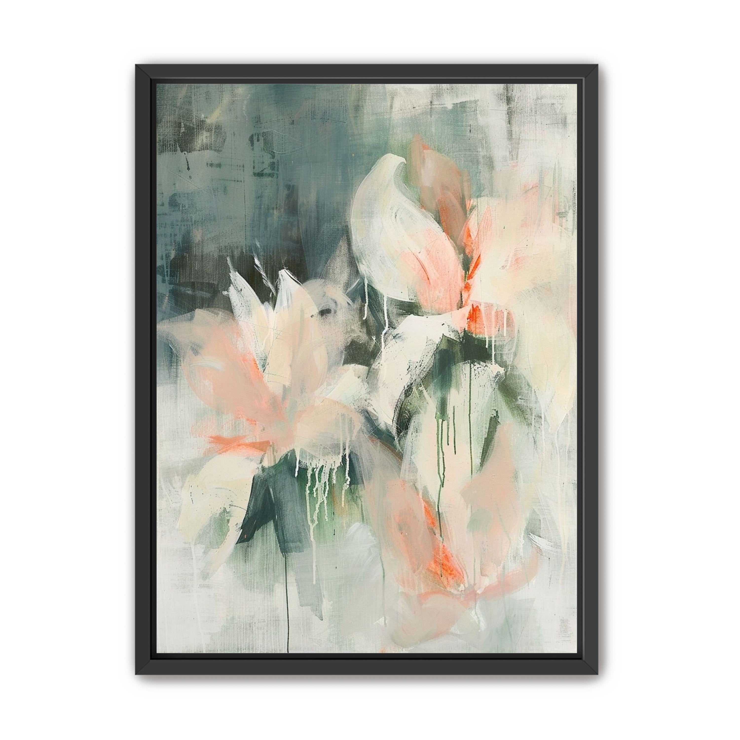 Drips on pale petals