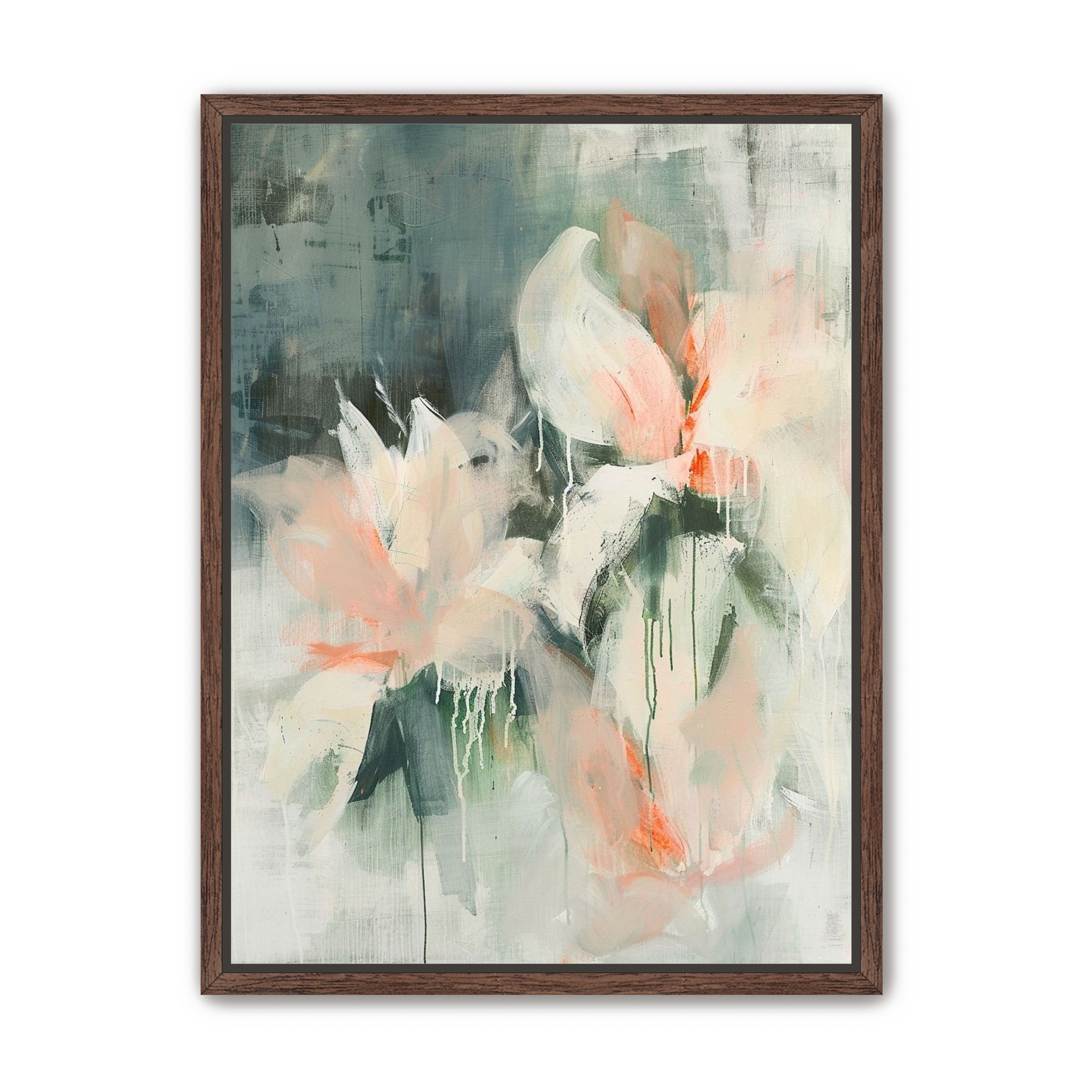 Drips on pale petals