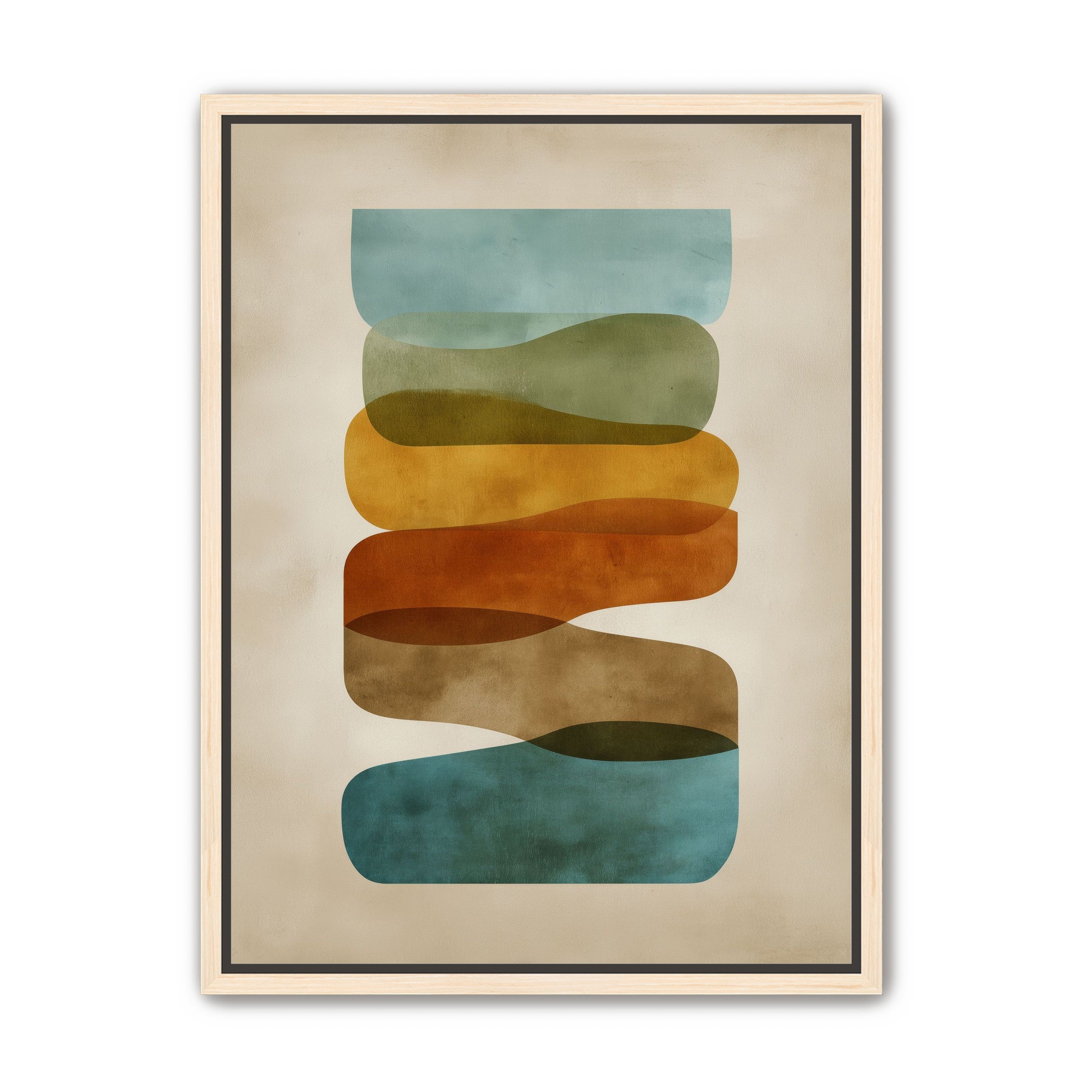 Ribbons of Muted Color