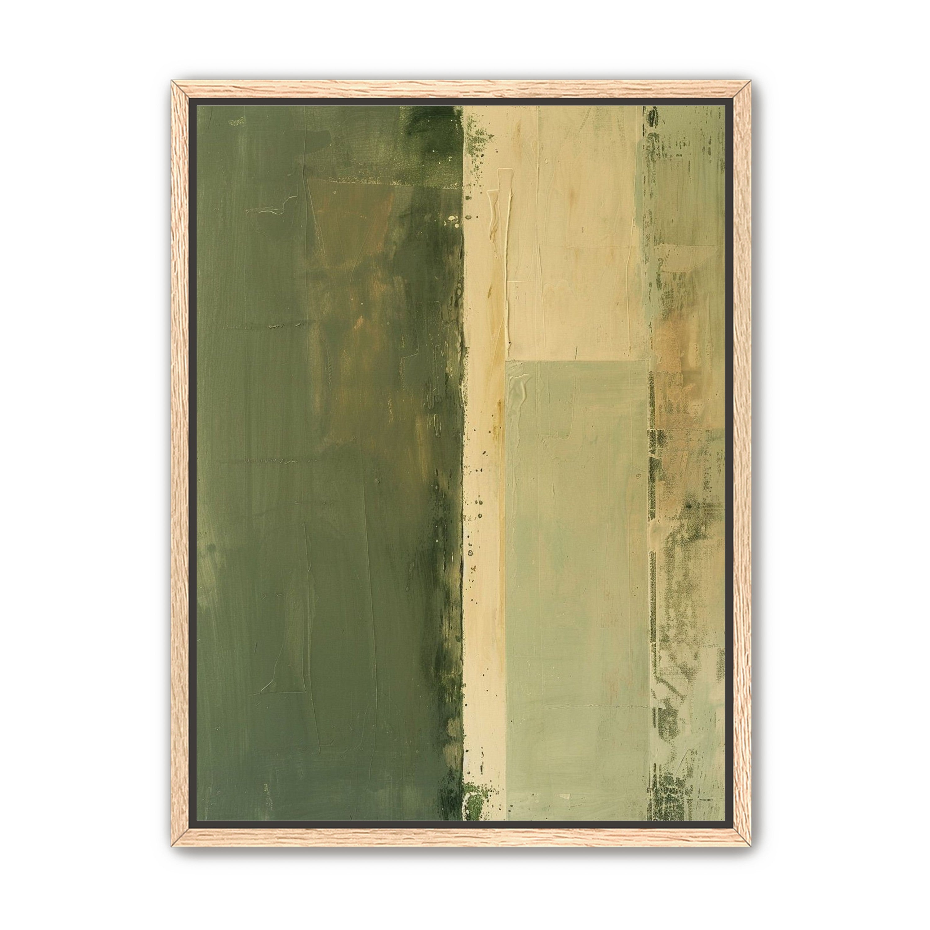Pale seam in olive field