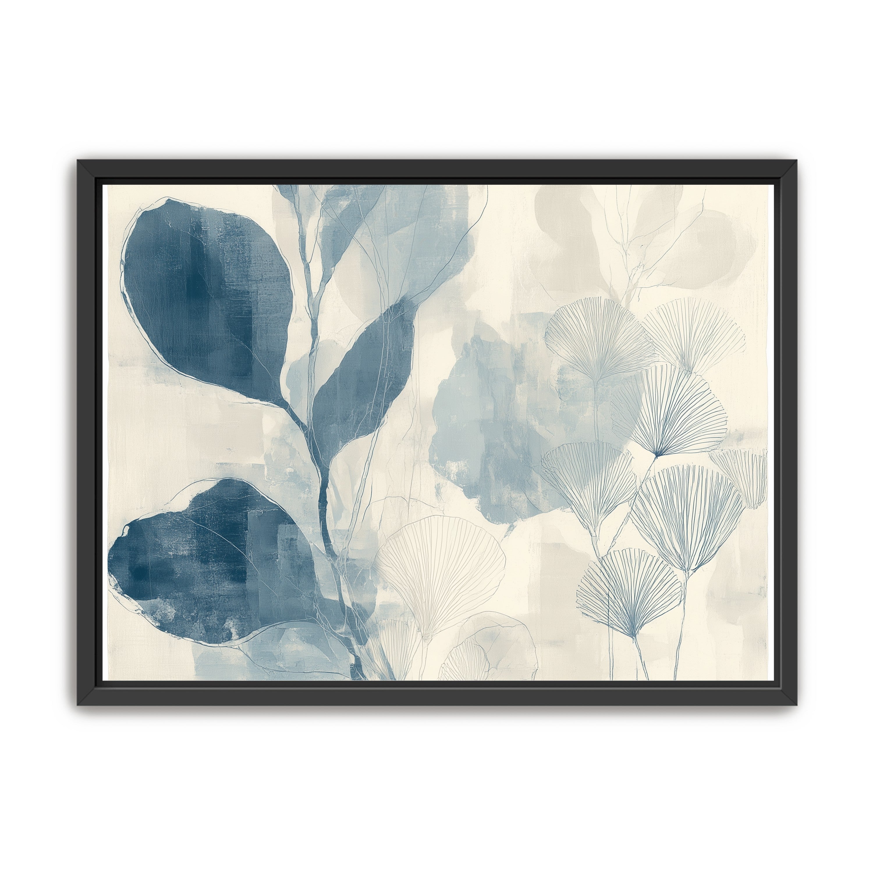 Pale leaves and fans
