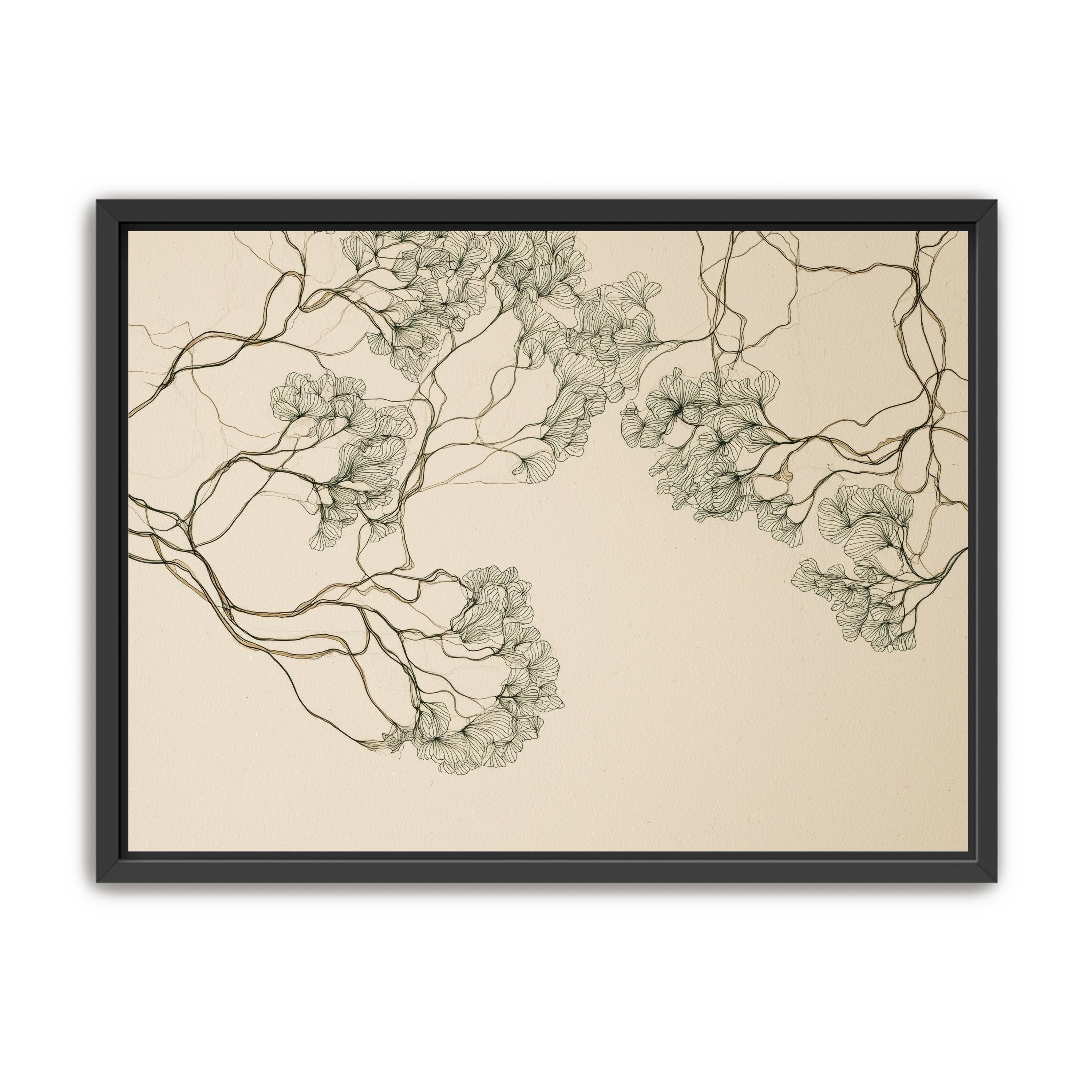Trees Drawn in Continuous Lines