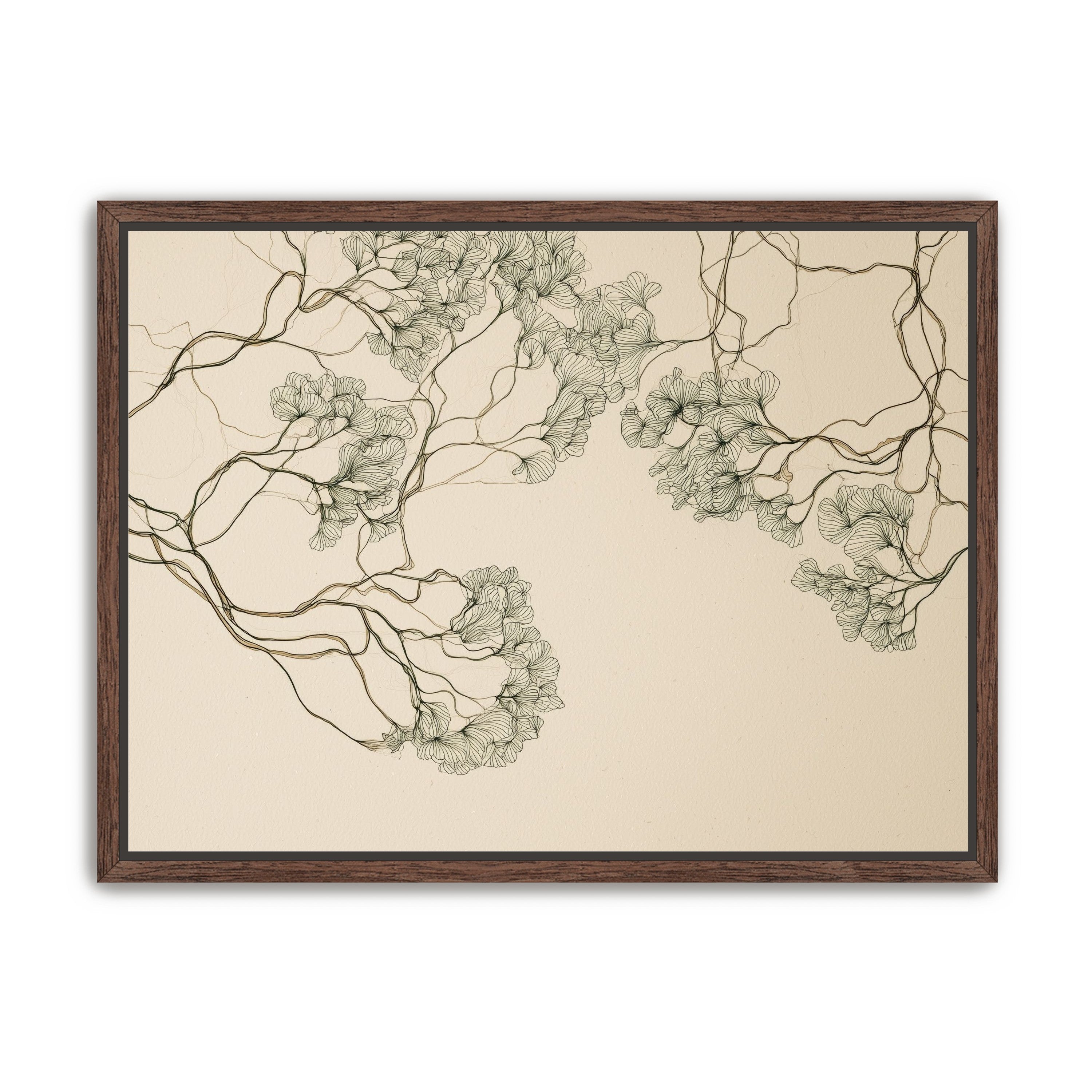 Trees Drawn in Continuous Lines