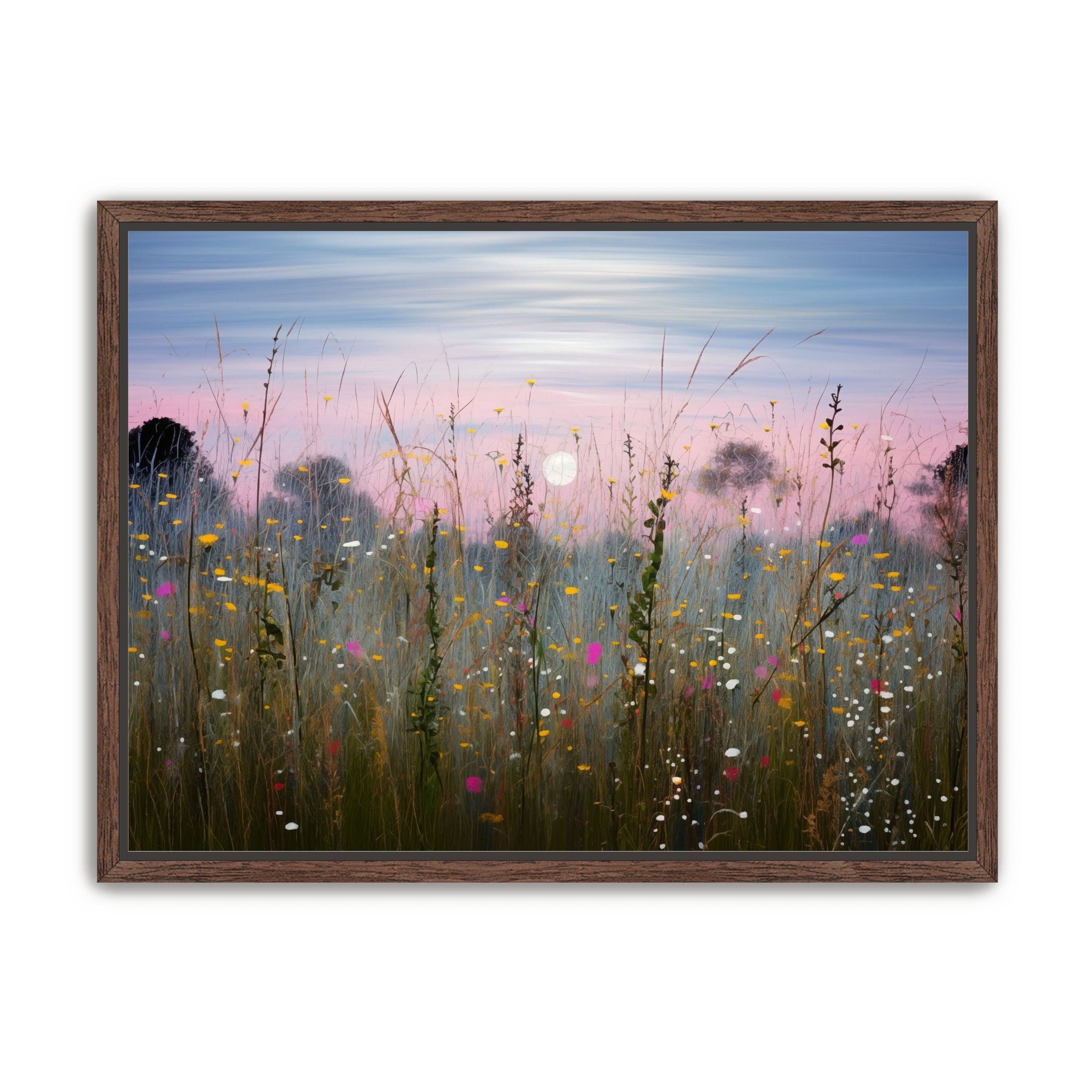 Wildflower Meadow at Moonrise