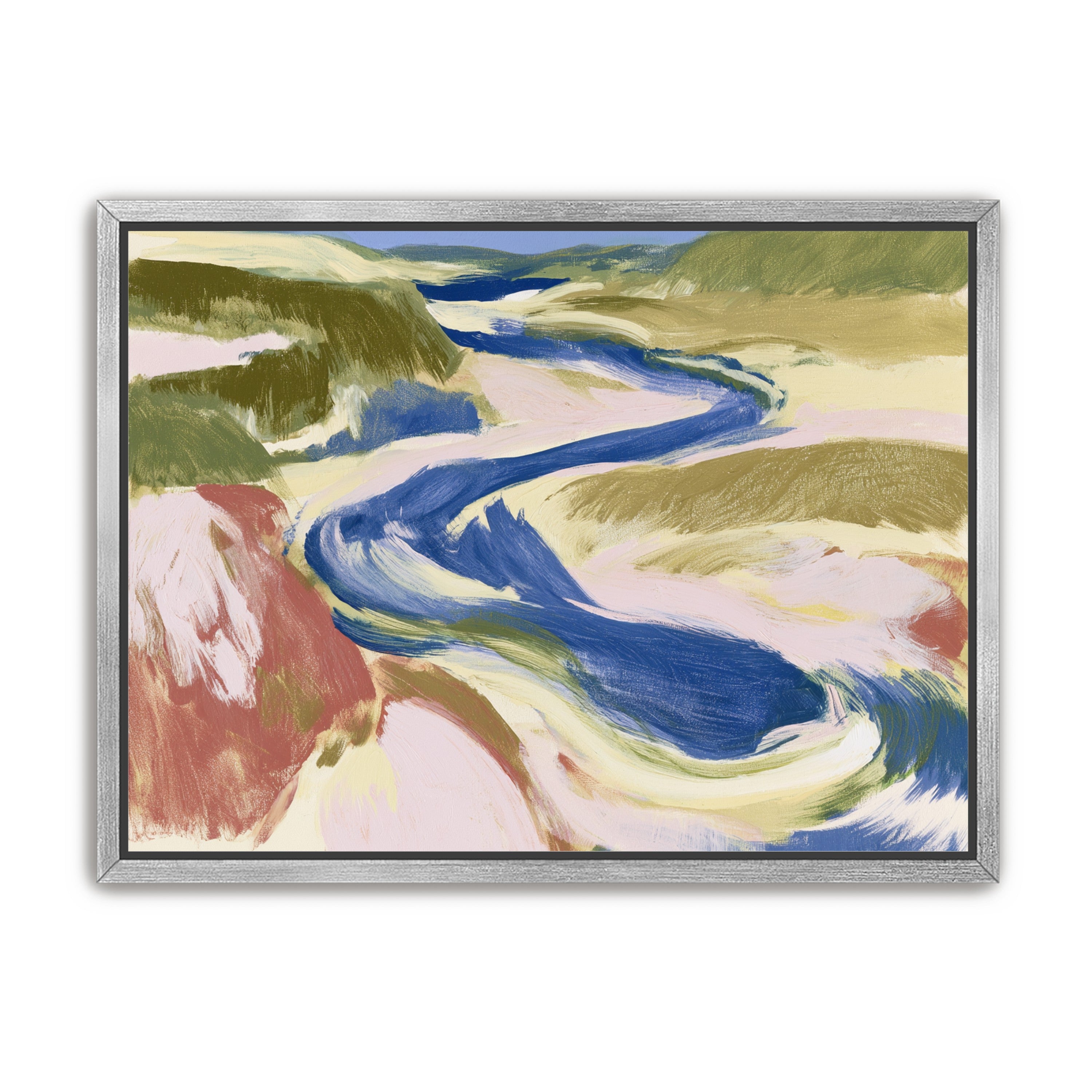 Blue bend through sandbars