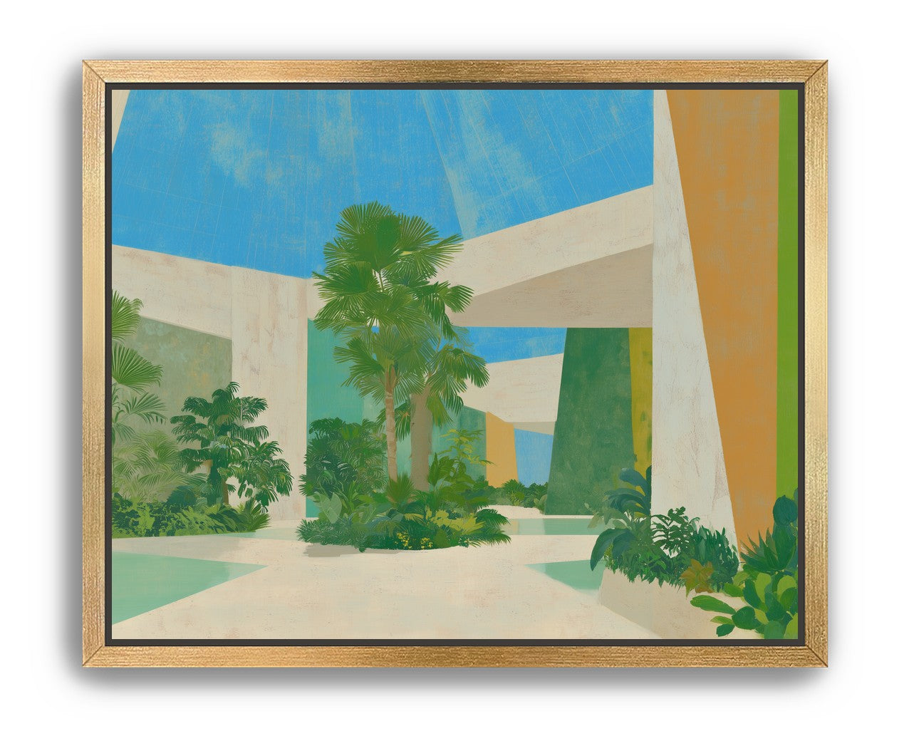Palm shade in the atrium