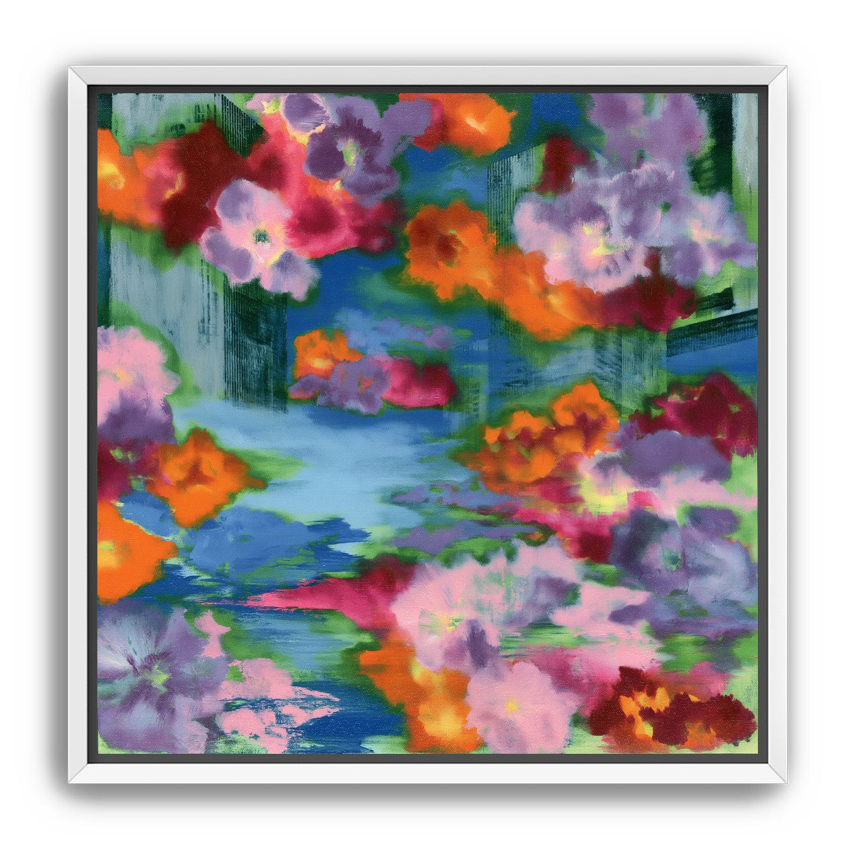 Bridges in the flower haze