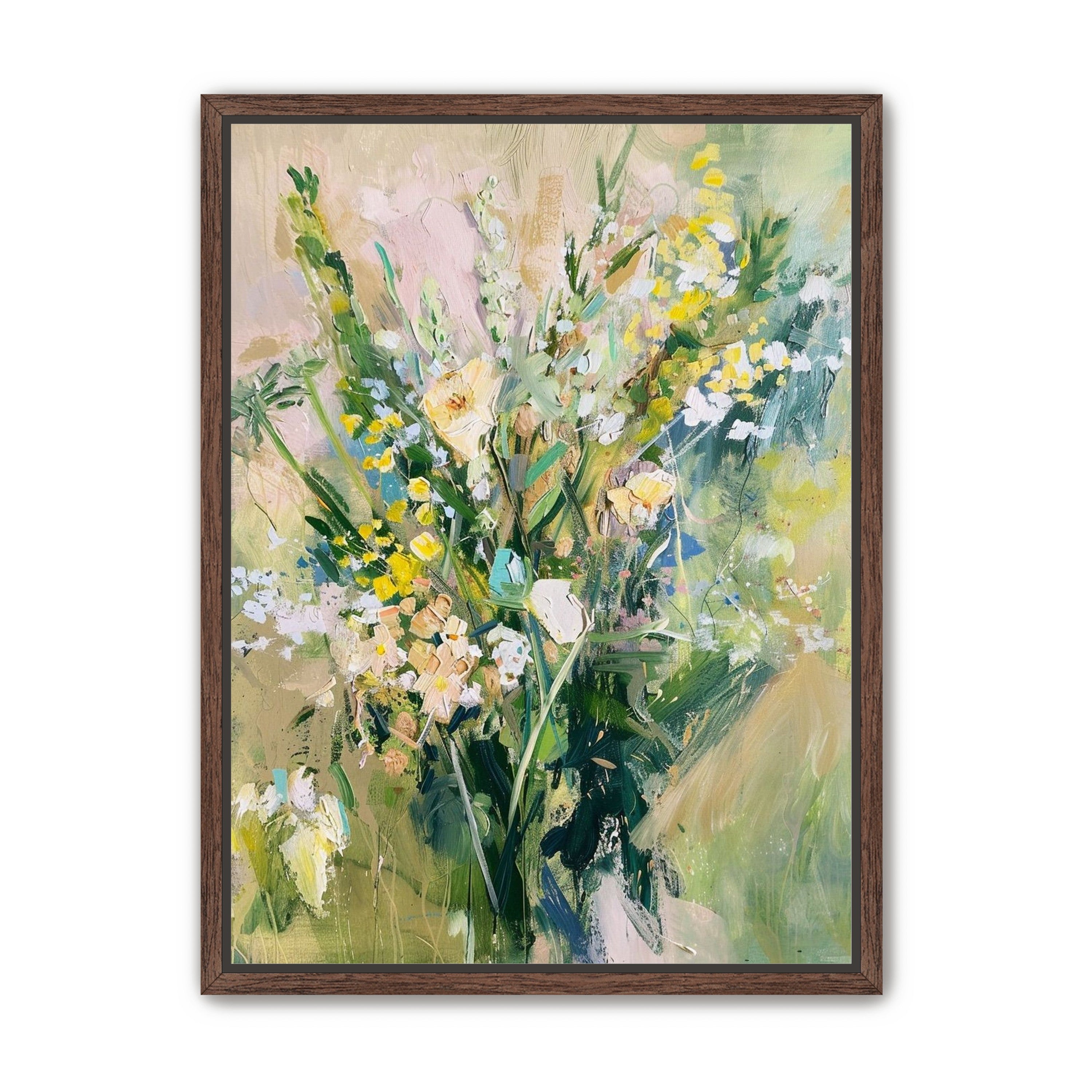 Wildflowers leaning into light