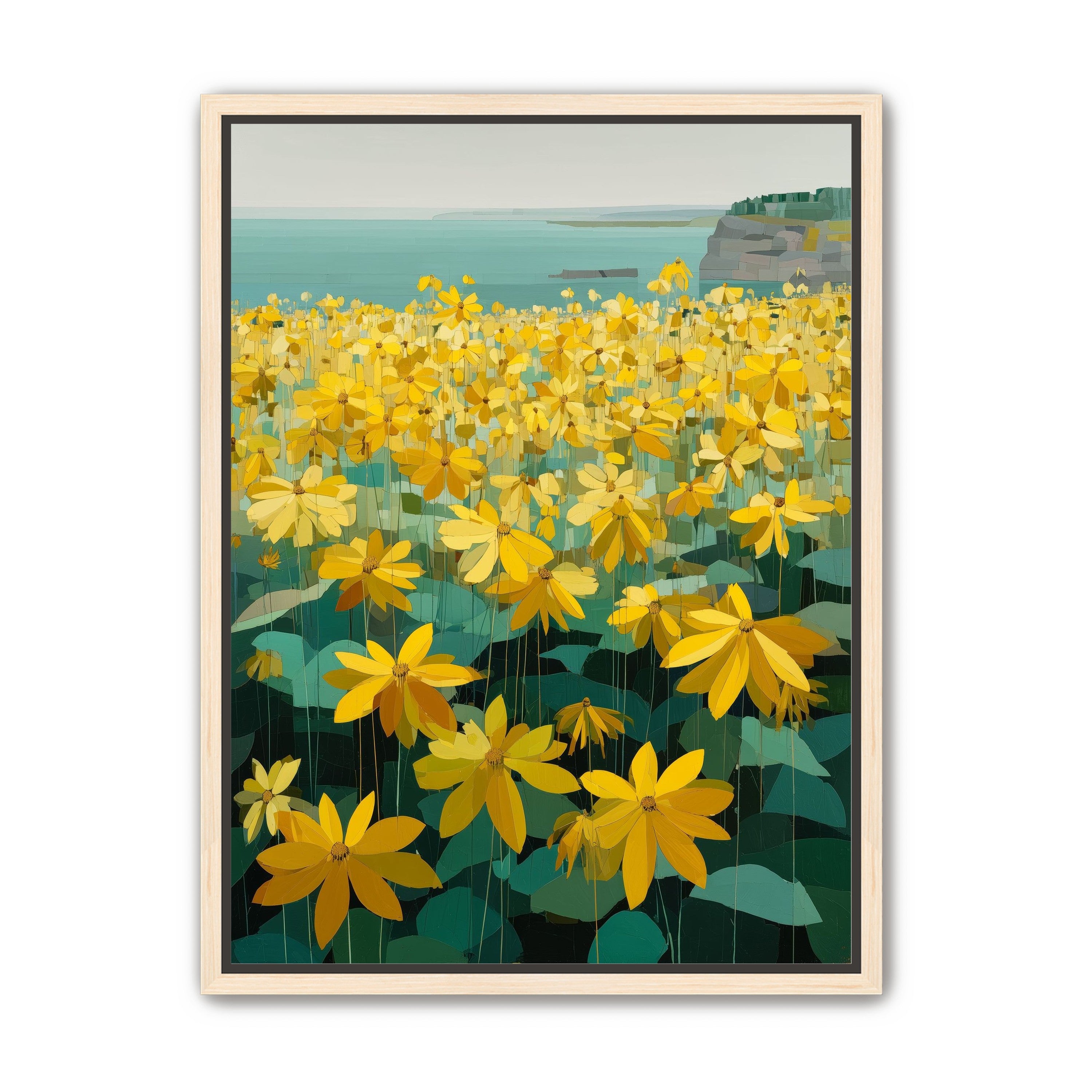 Flowers Along the Water
