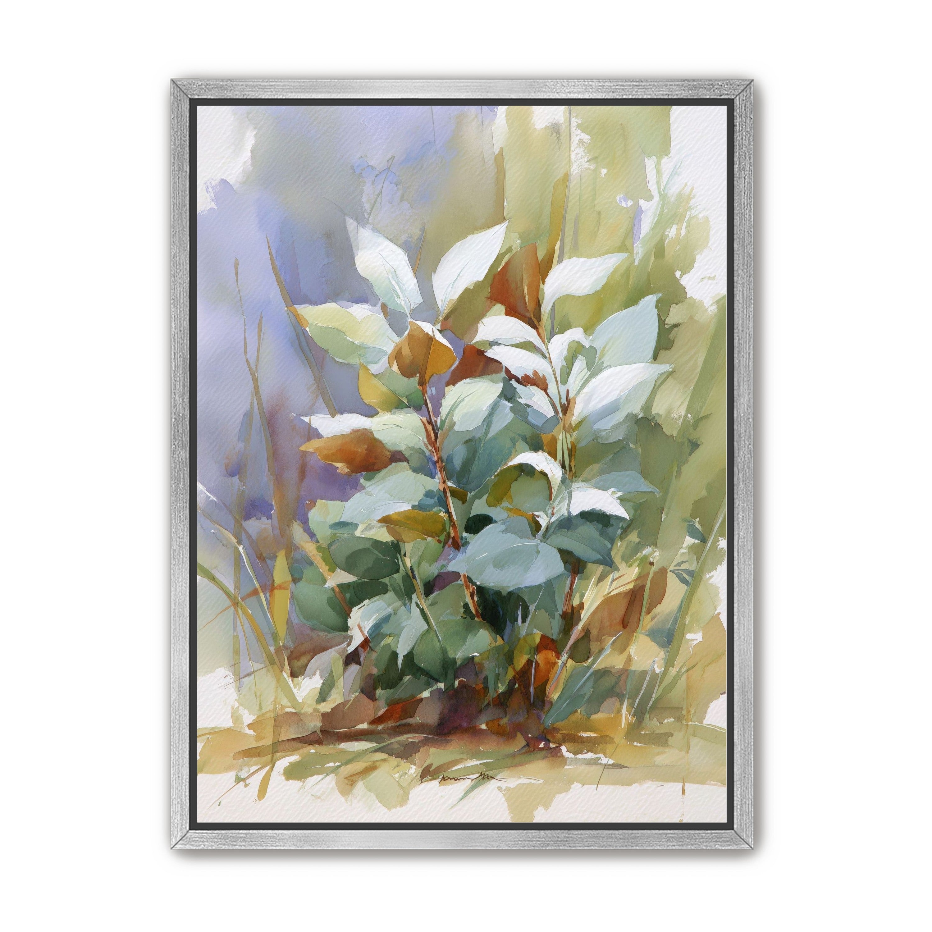 Layered Leaves in Soft Light