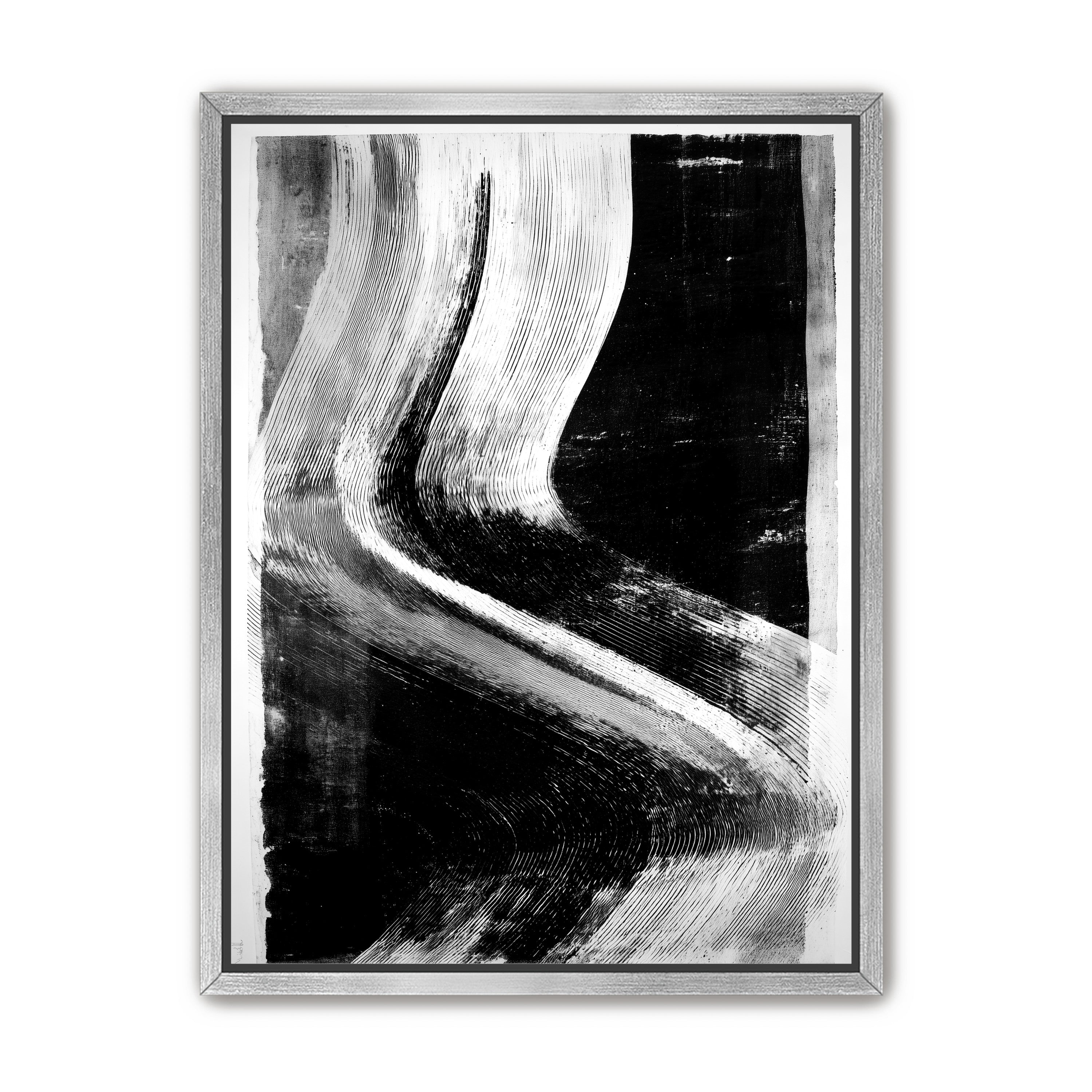 White sweep through black