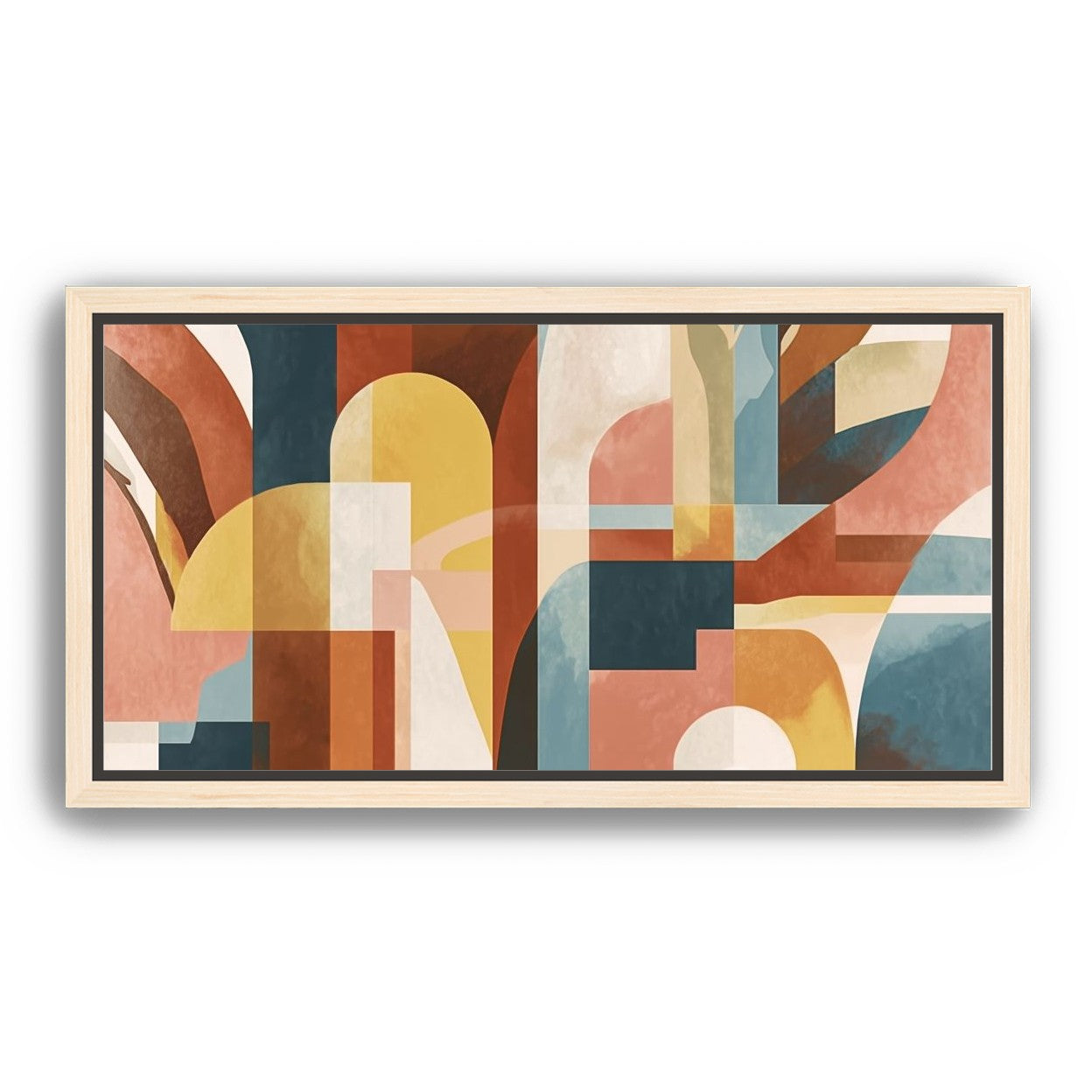 Ochre and Teal Held Apart