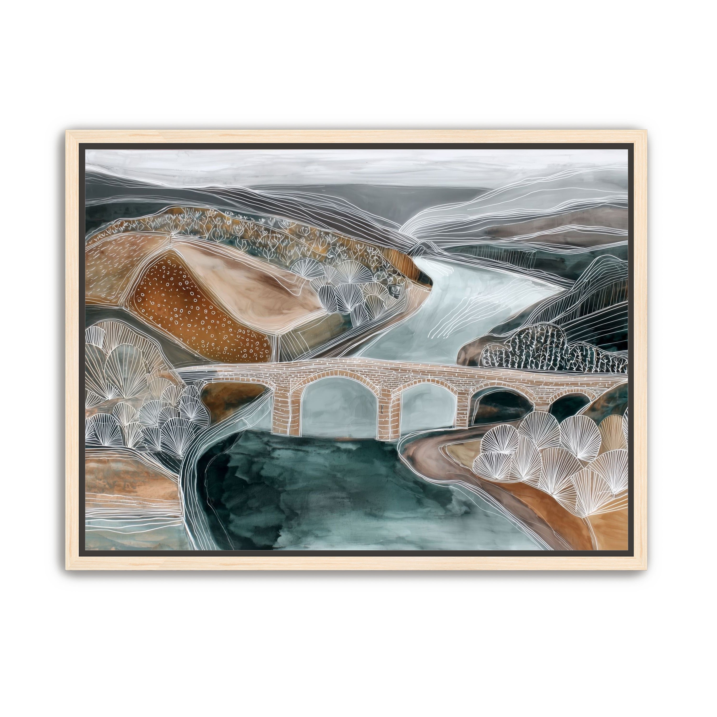 Three-Arch Stone Bridge
