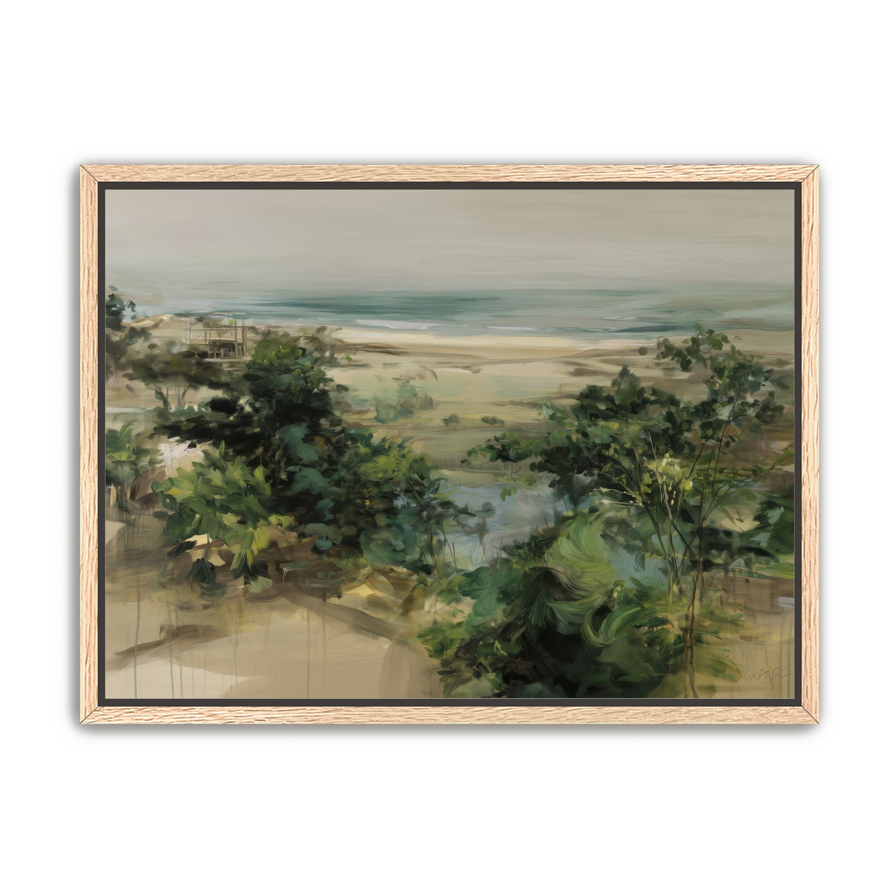 Coastal Dunes with Trees