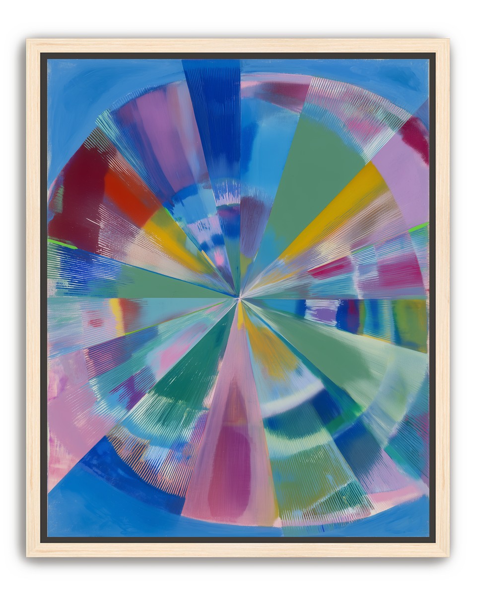 Scraped color at the center