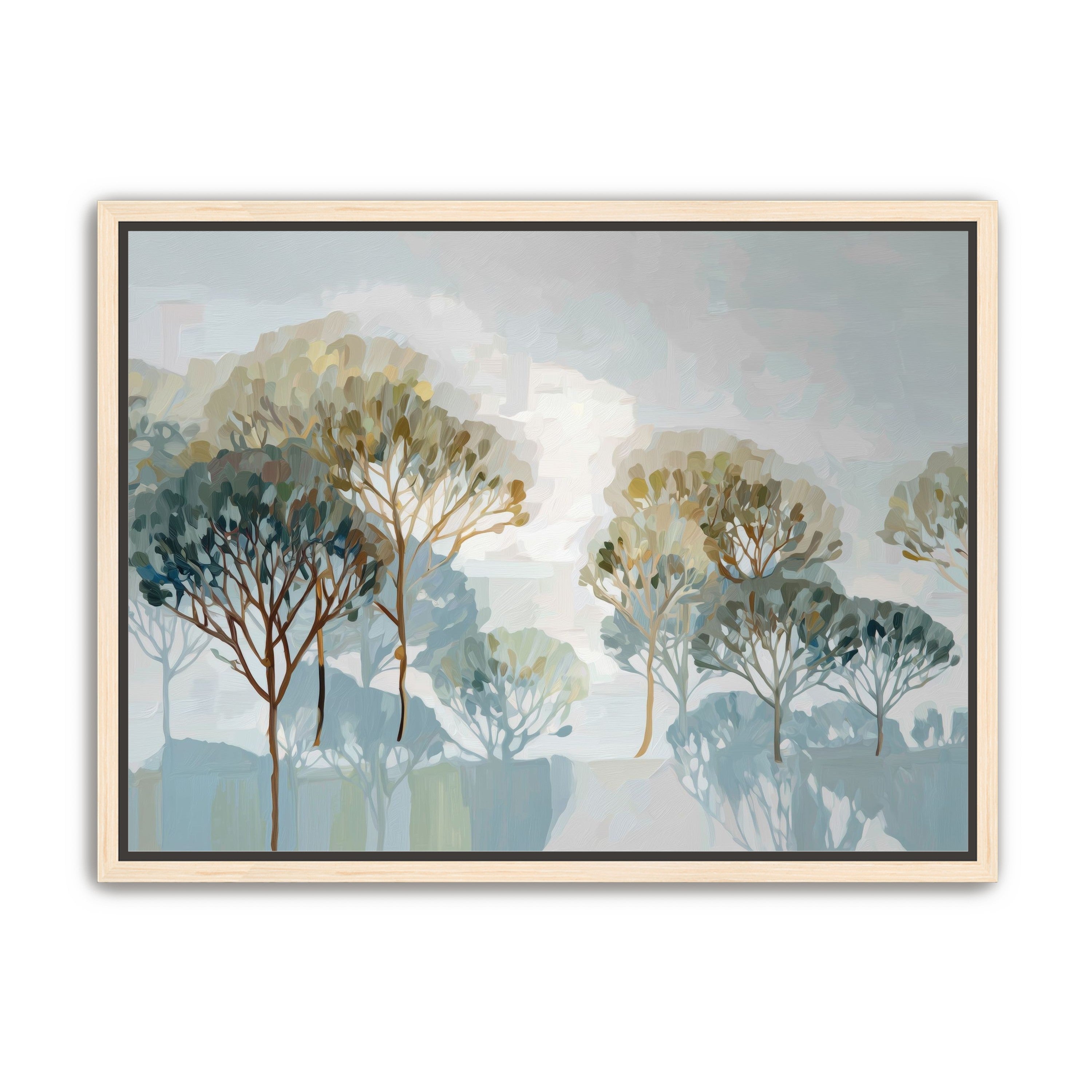 Tree Canopies in Soft Rows