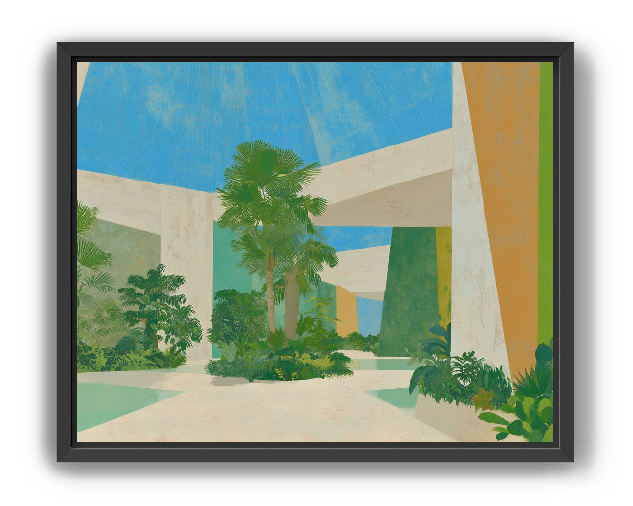 Palm shade in the atrium