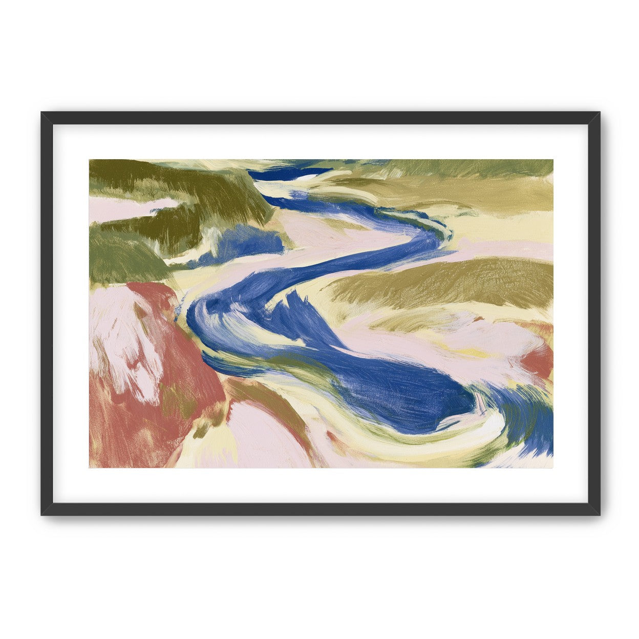 Blue bend through sandbars