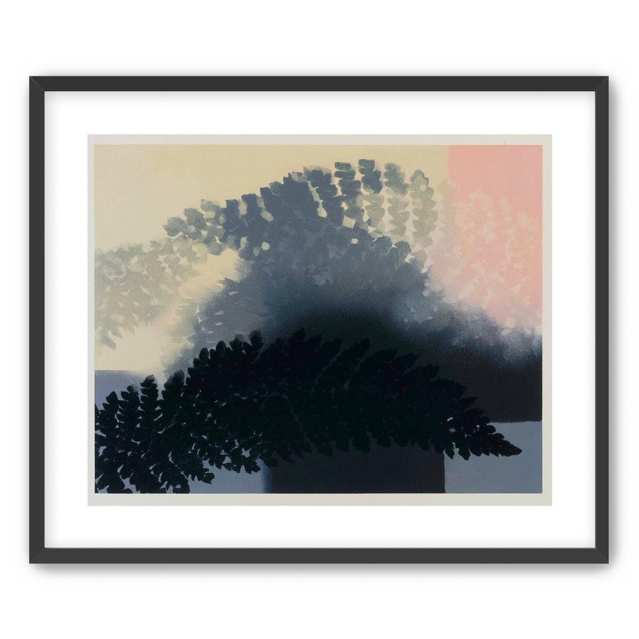 Tree shadow across the sky