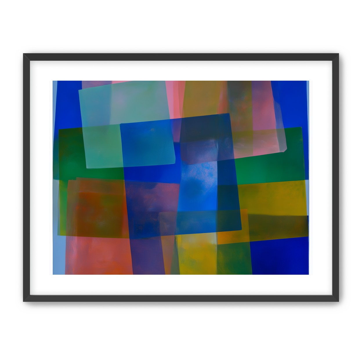 Blue pooling through pink veils