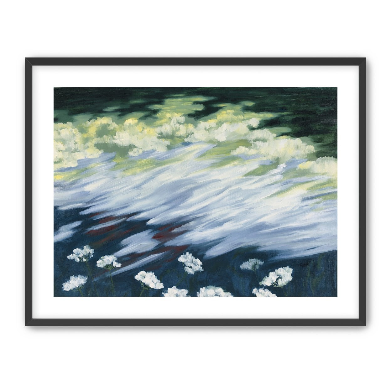 Wind skimming the wildflowers
