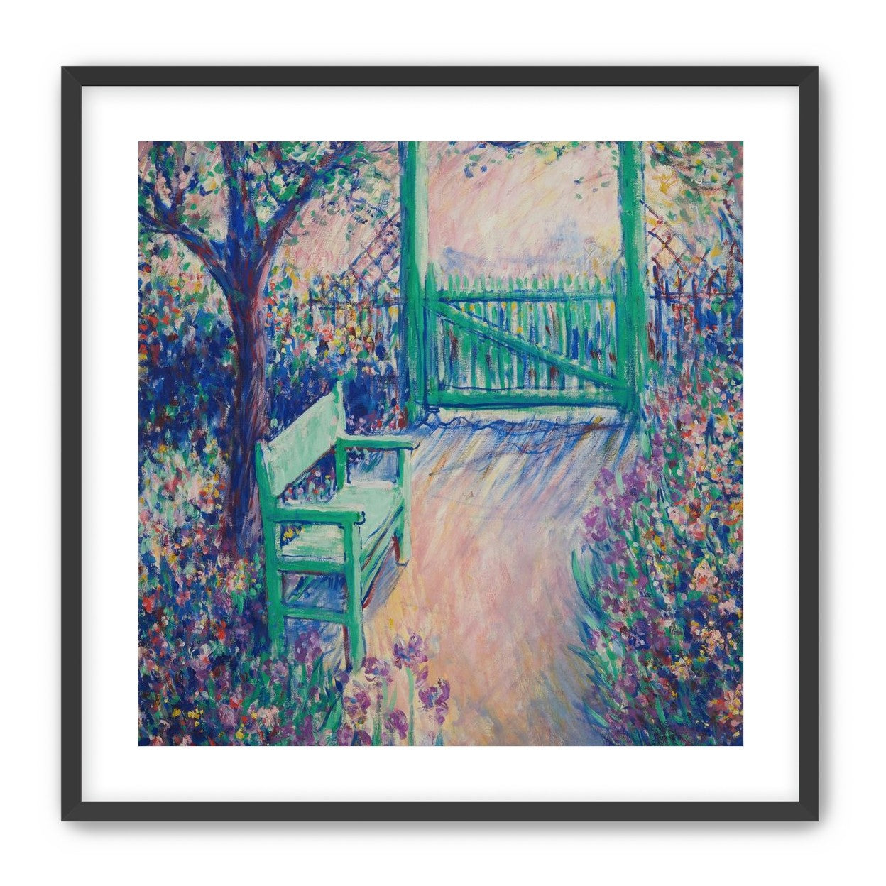 Green chair within the porch