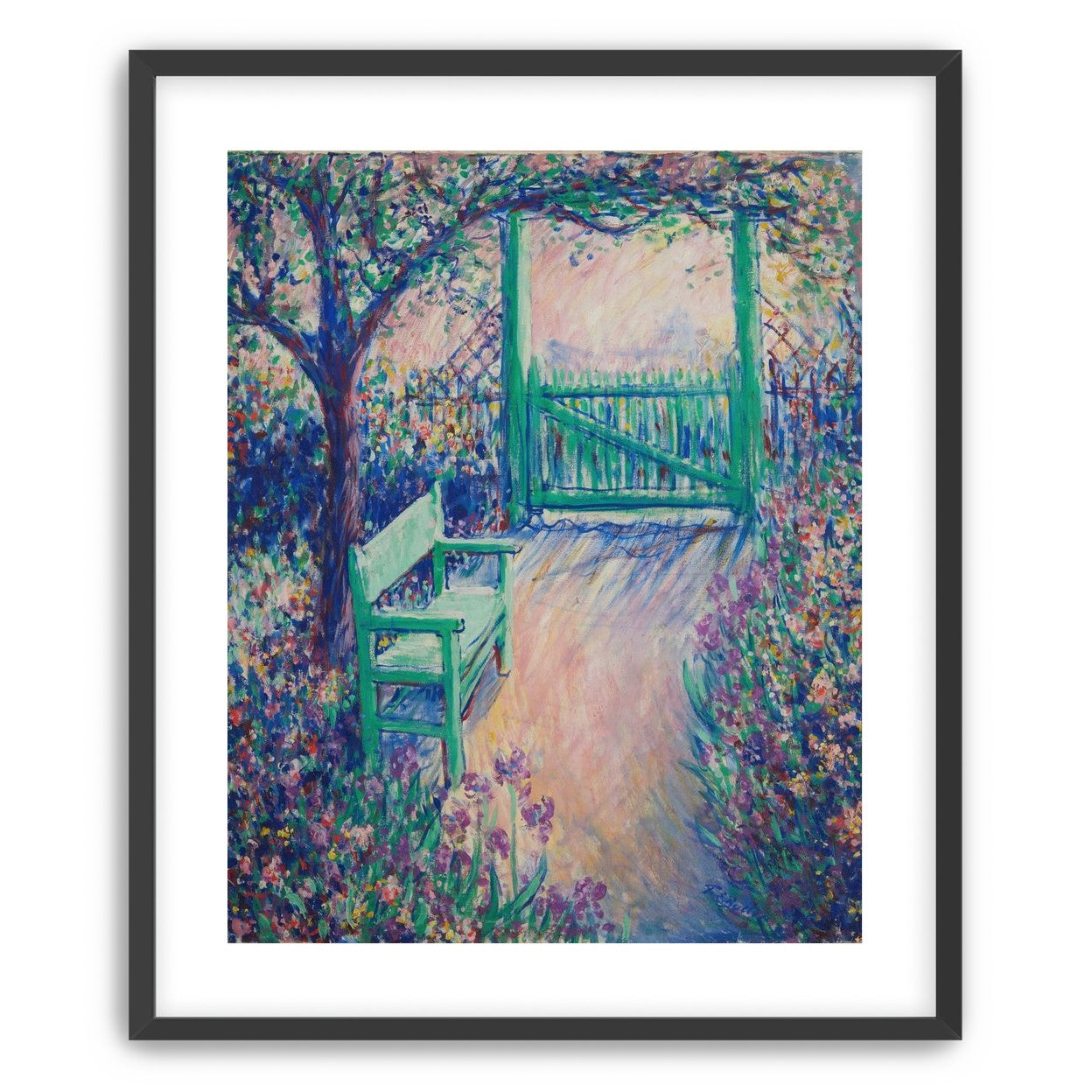 Green chair within the porch