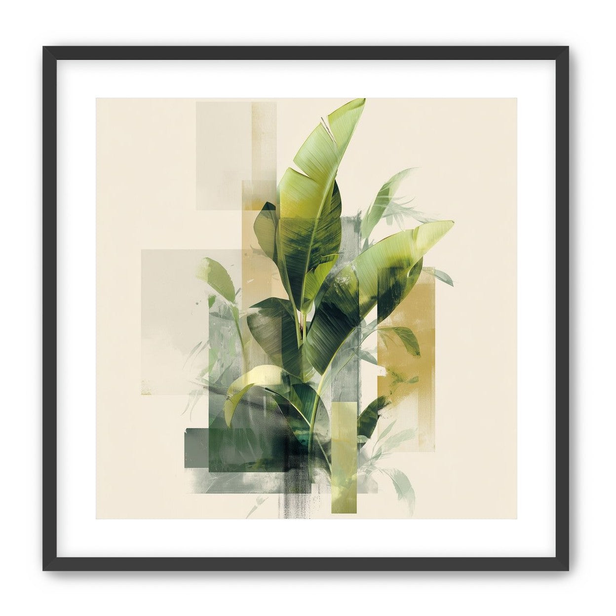 Leaves through quiet panels