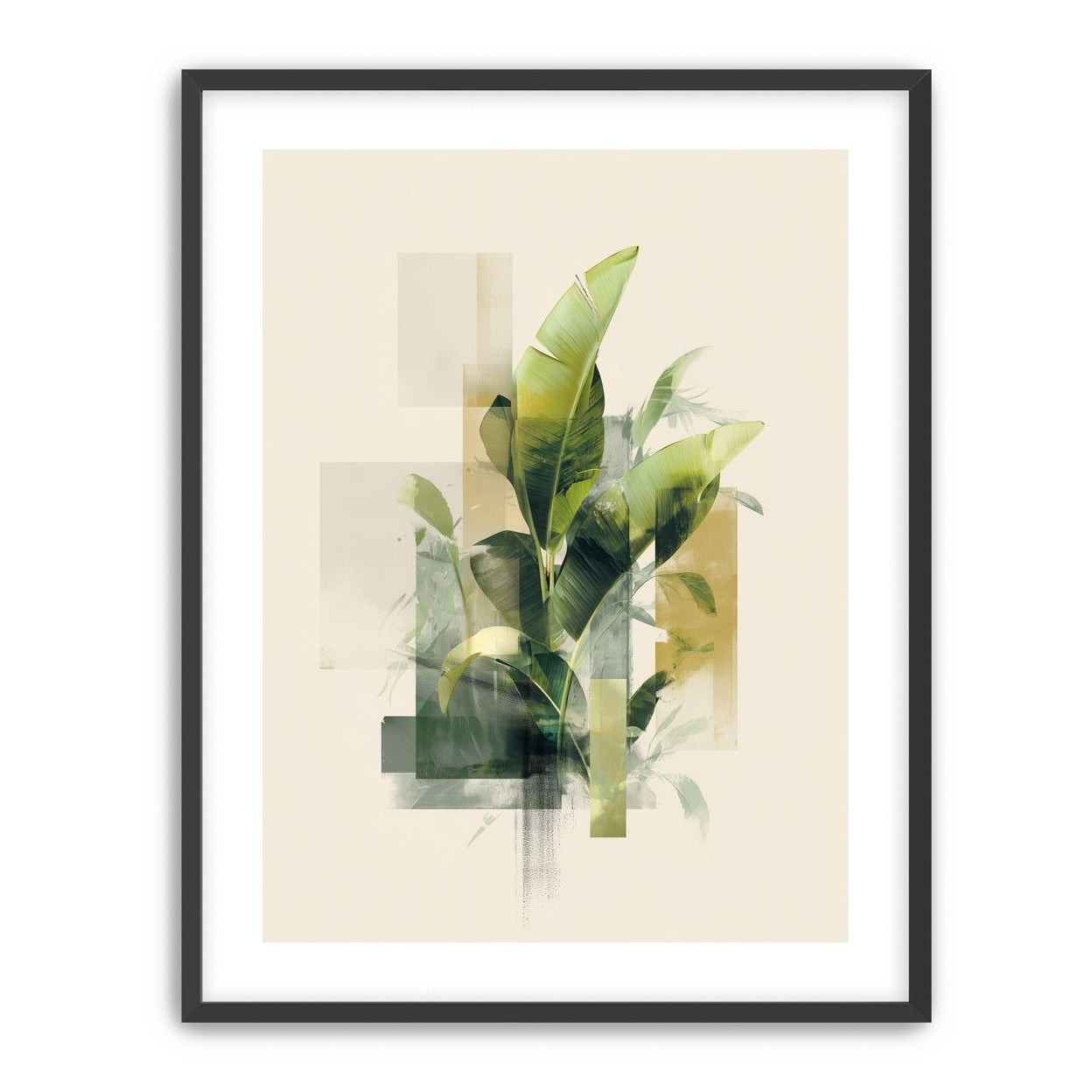 Leaves through quiet panels