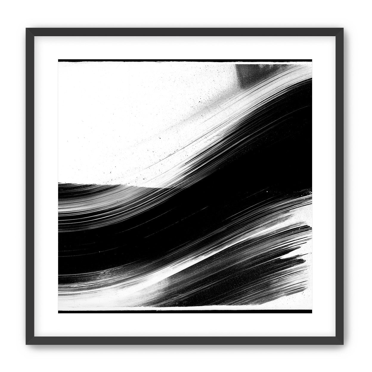 Black weight on white drift