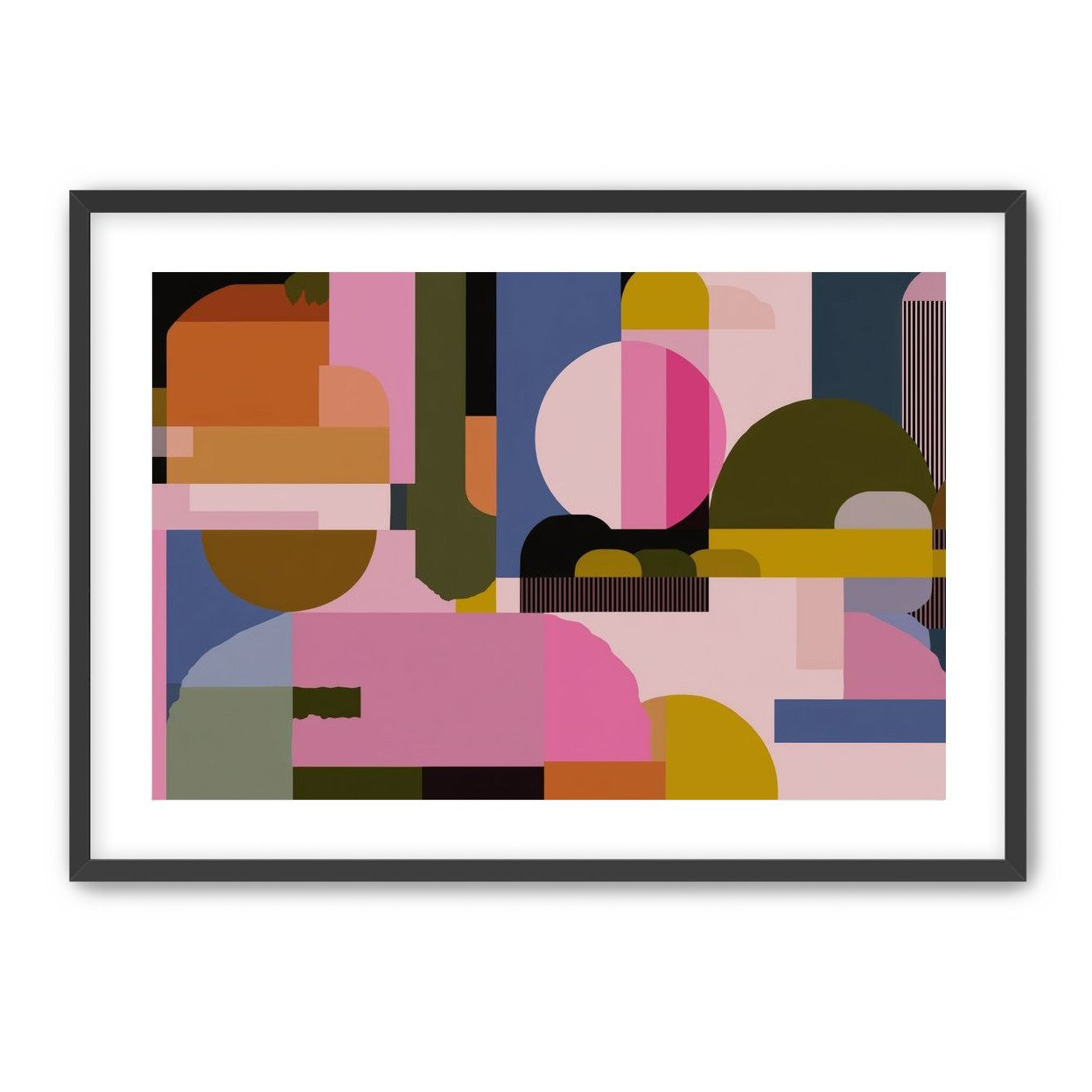 Shapes Jostling for Space