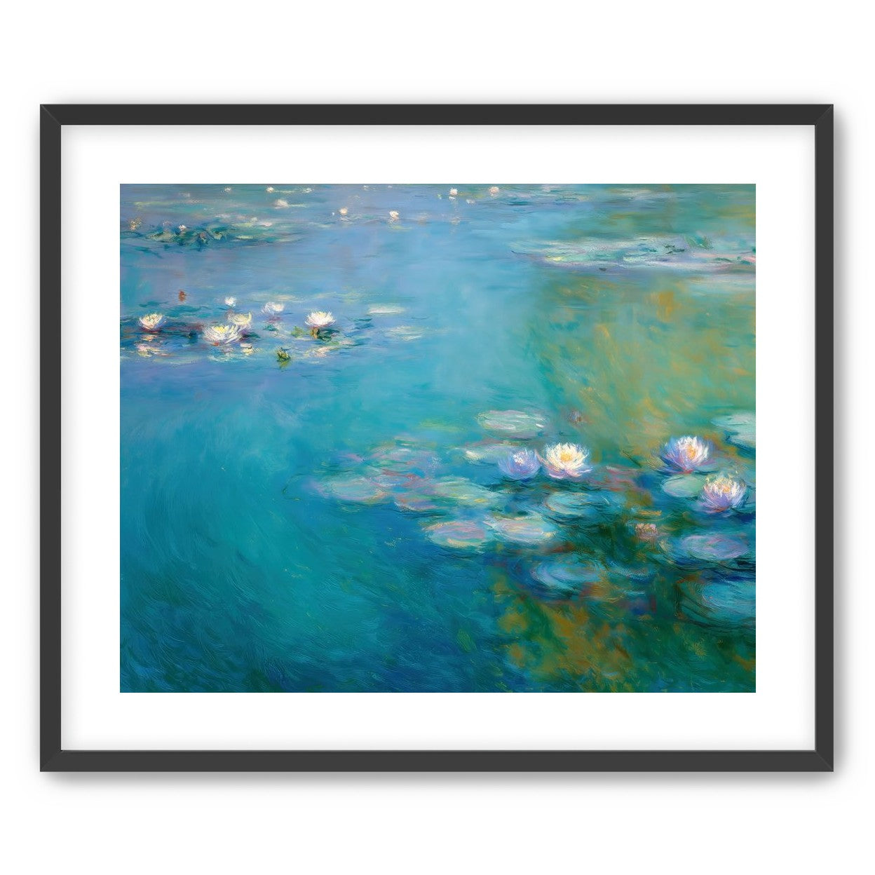 Still Water with Open Blossoms