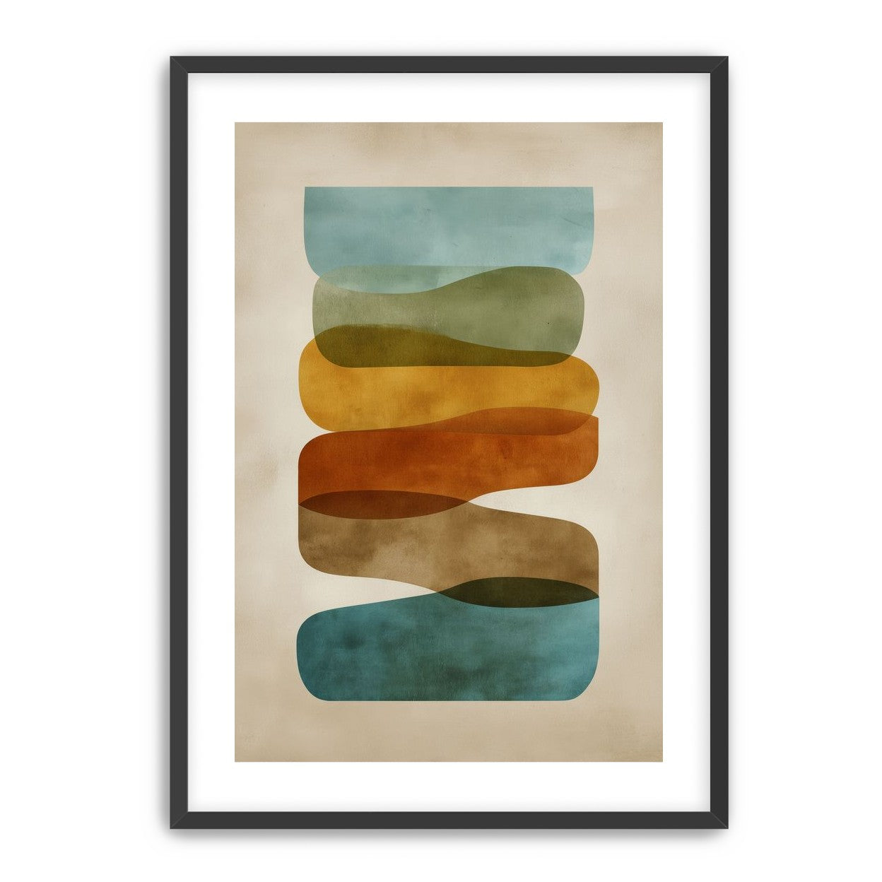 Ribbons of Muted Color