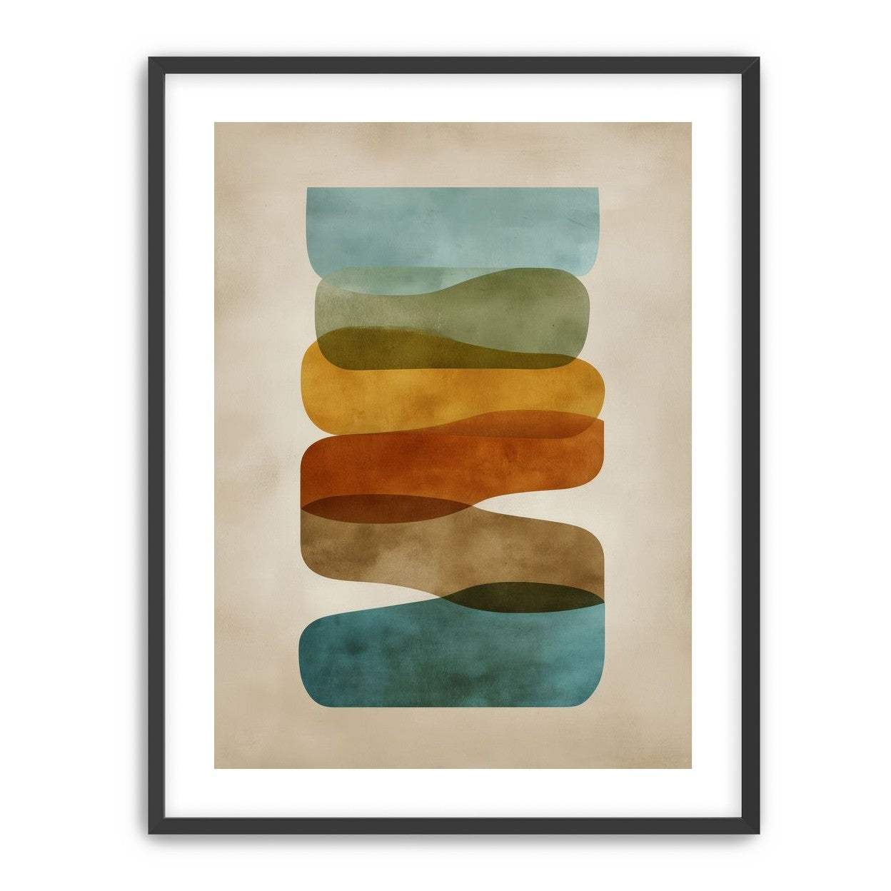Ribbons of Muted Color