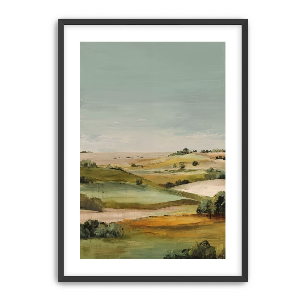 Valley with Rolling Hills