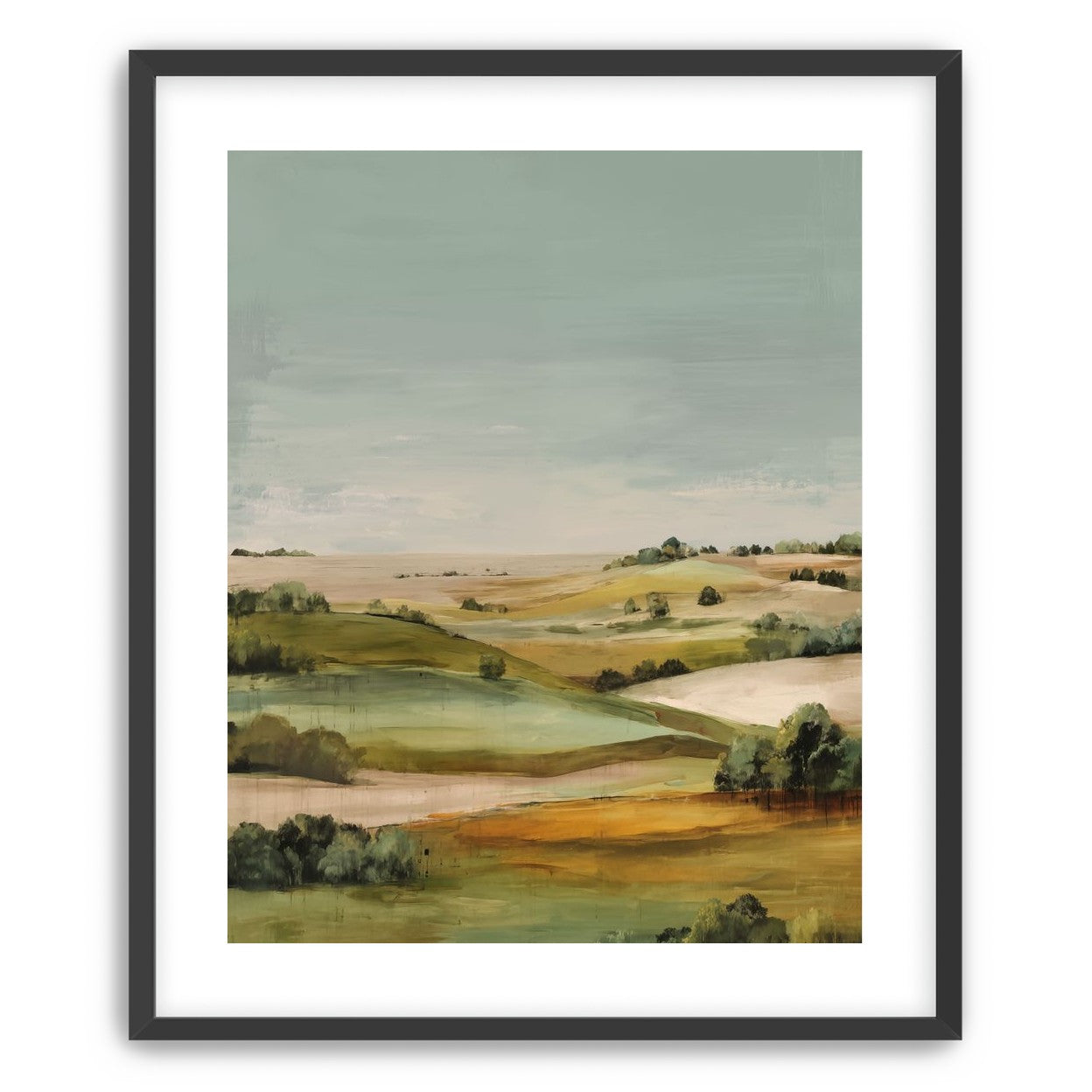 Valley with Rolling Hills